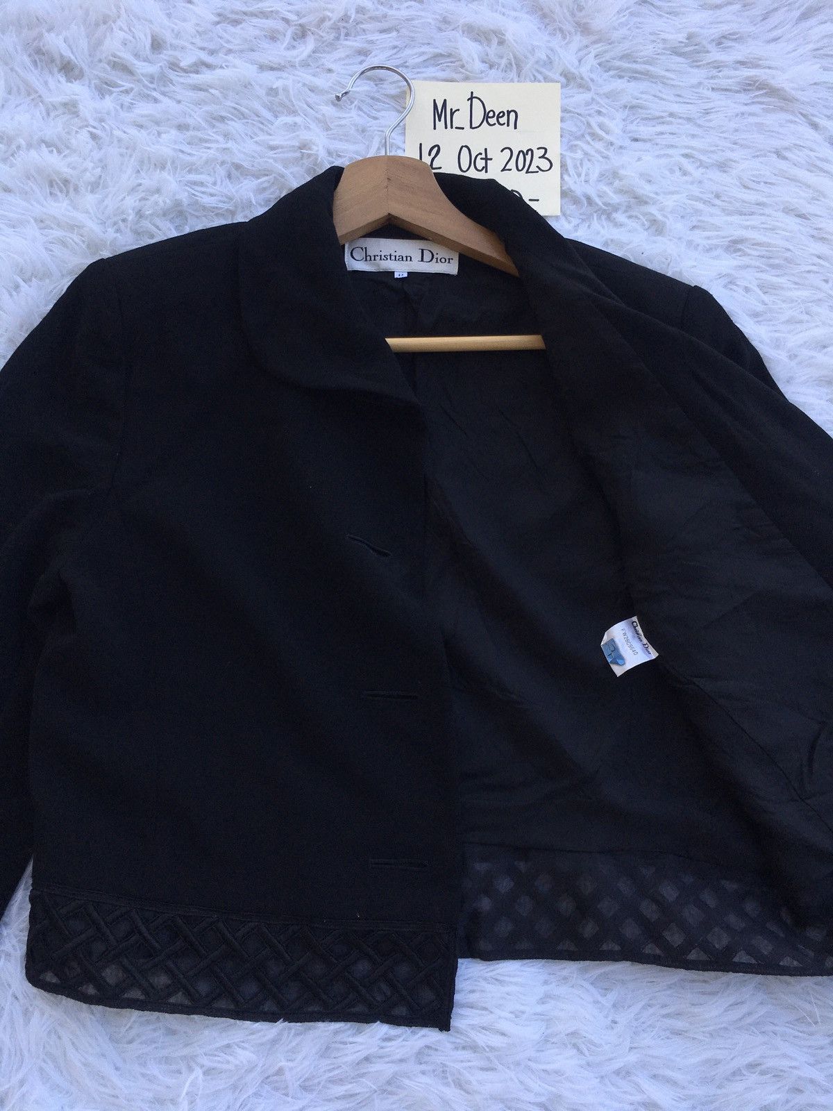 Christian Dior Monsieur Rare Vintage 90s Christian Dior Low Cut Blazer Women Size M / US 6-8 / IT 42-44 - 12 Thumbnail
