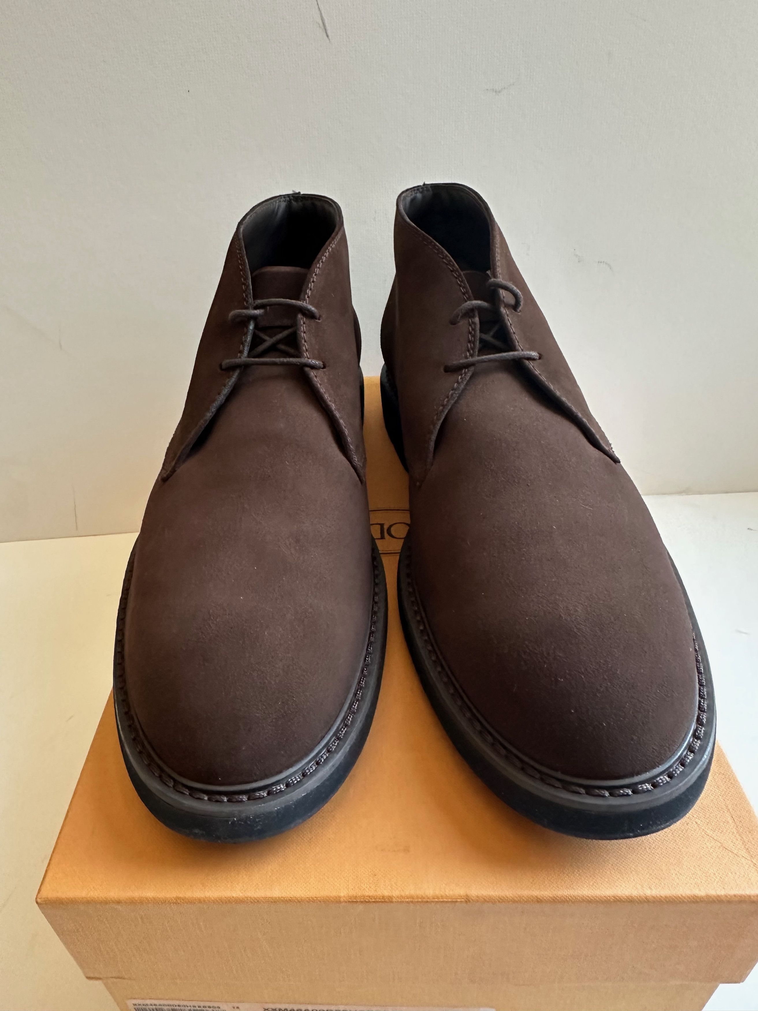 Tod's Tod's Suede Desert Chukka Boots - Brown - Size US14 (UK13) Size US 14 / EU 47 - 8 Thumbnail