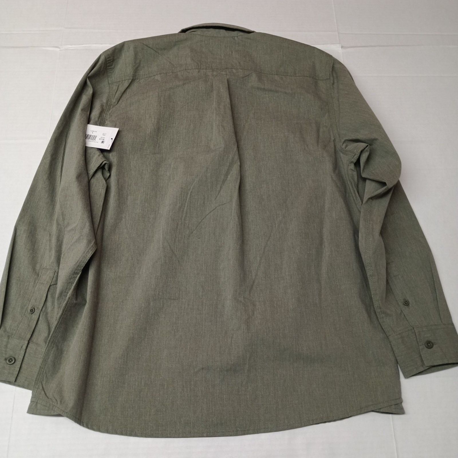 Wrangler Wrangler Big Men's Relaxed Fit Woven Shirt Size L Green Size US L / EU 52-54 / 3 - 9 Thumbnail