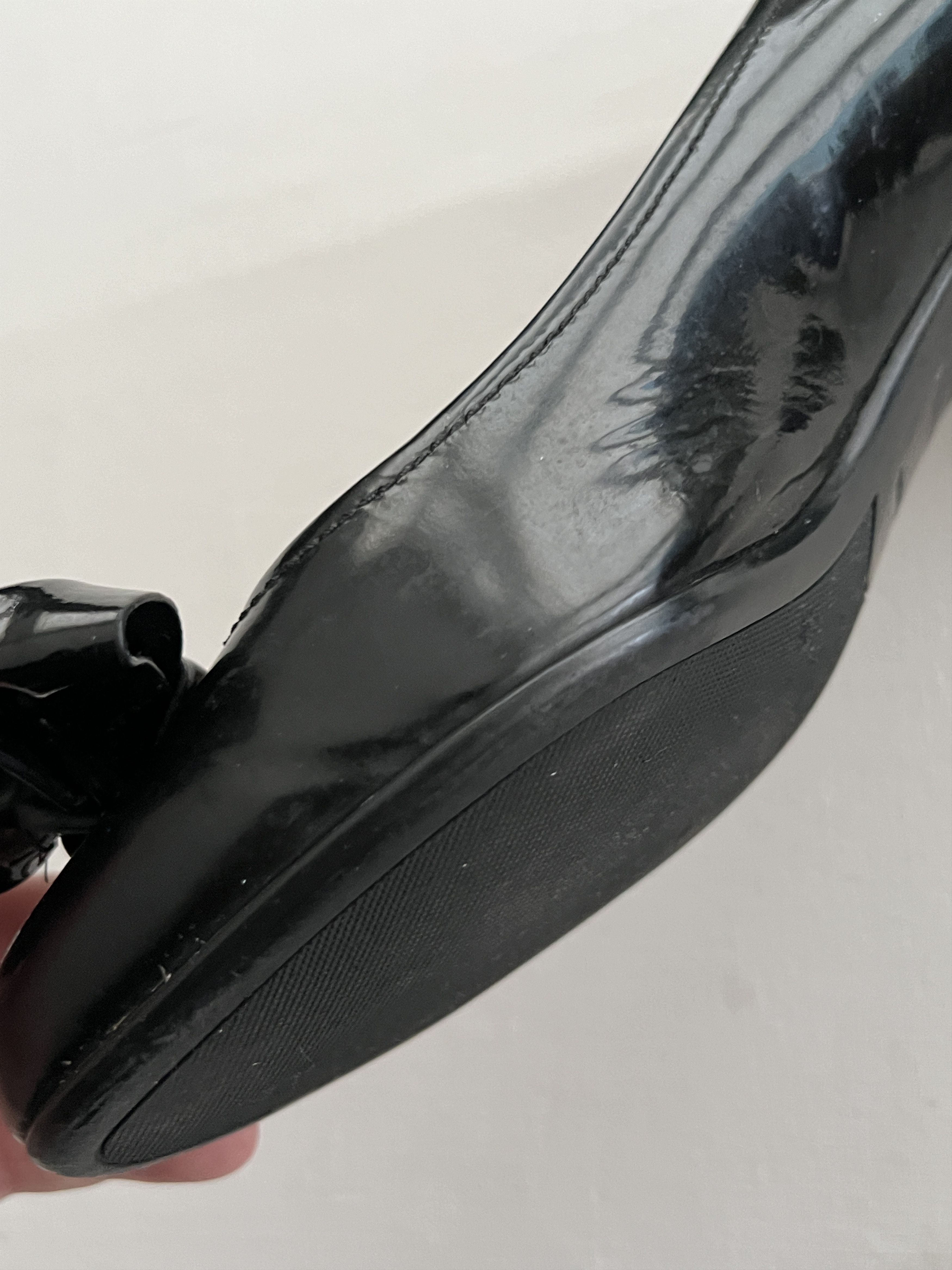 Prada × Vintage Vintage Prada Black Heels Size US 7 / IT 37 - 19 Thumbnail