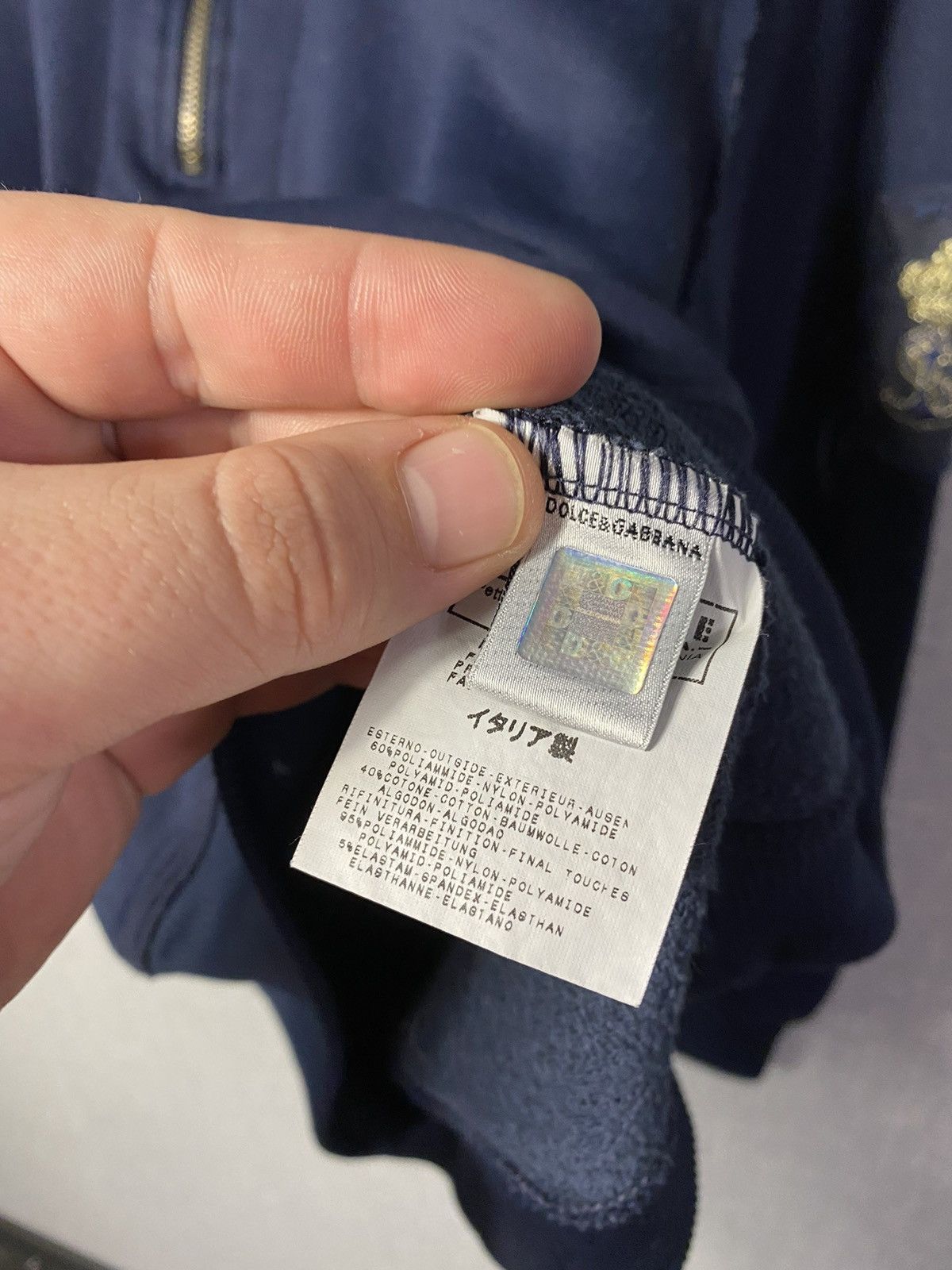 Dolce & Gabbana × Vintage Vintage Dolce & Gabbana Zip Pullover D&G Size S / US 4 / IT 40 - 9 Thumbnail