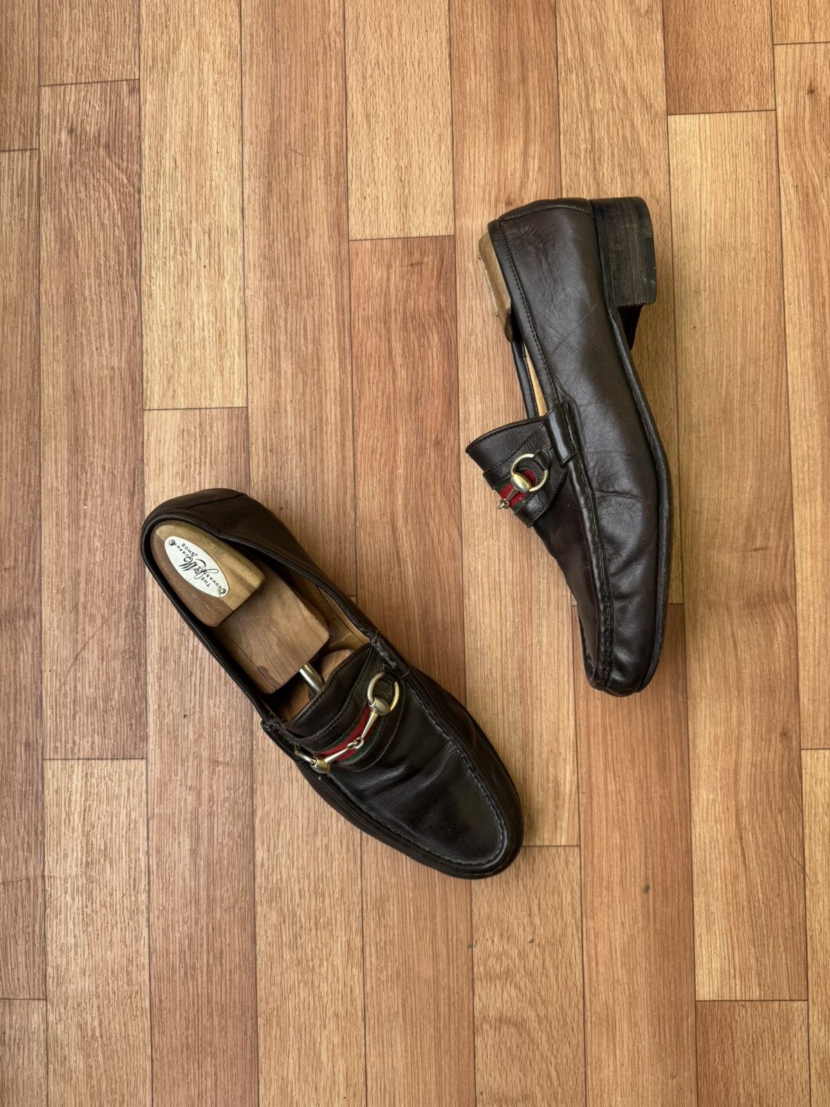 Gucci Gucci vintage horsebit leather shoes Size US 11.5 / EU 44-45 - 8 Thumbnail