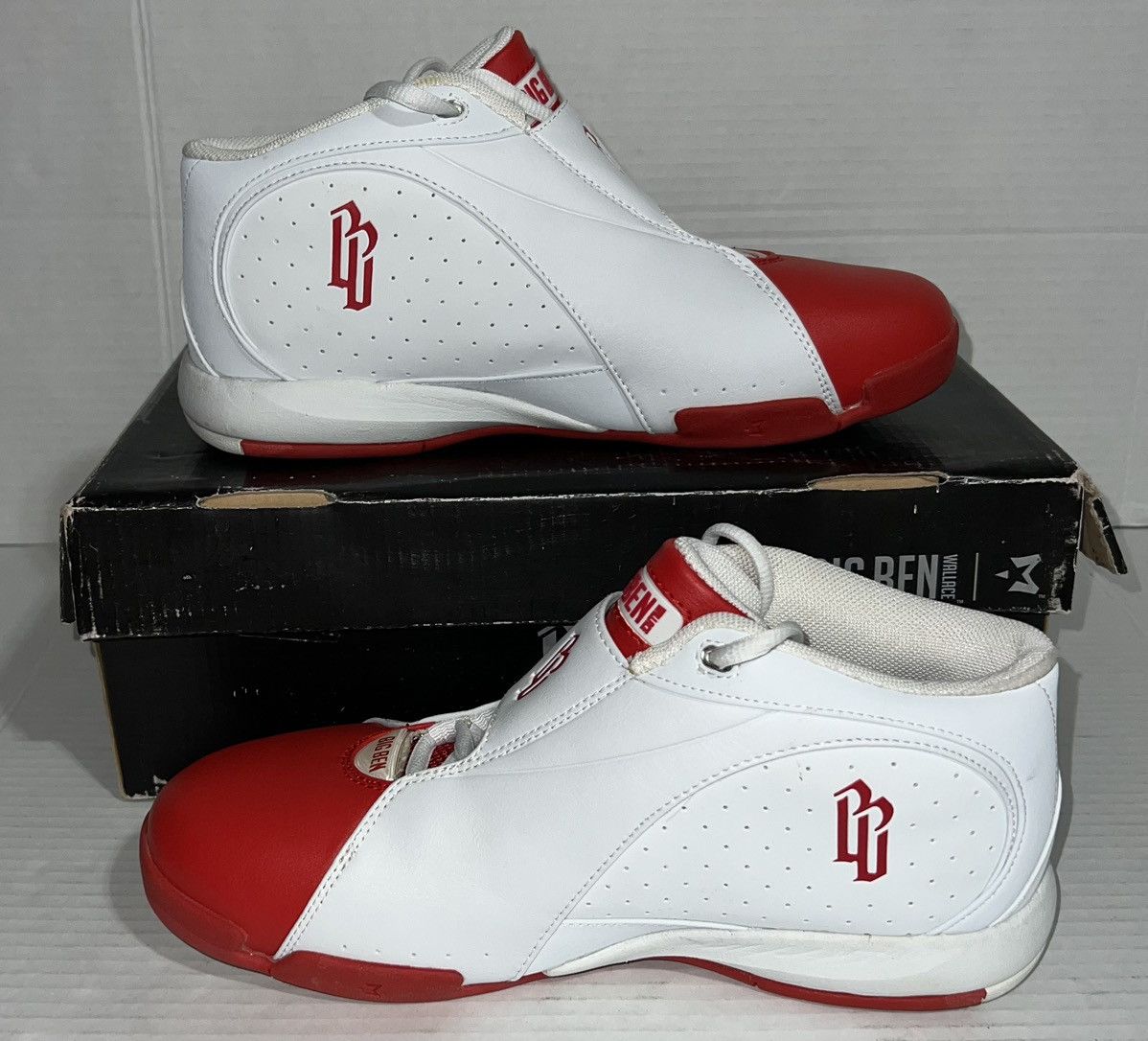 Other Vintage Big Ben Wallace Starbury Shoes Detroit Pistons Size US 8.5 / EU 41-42 - 2 Thumbnail