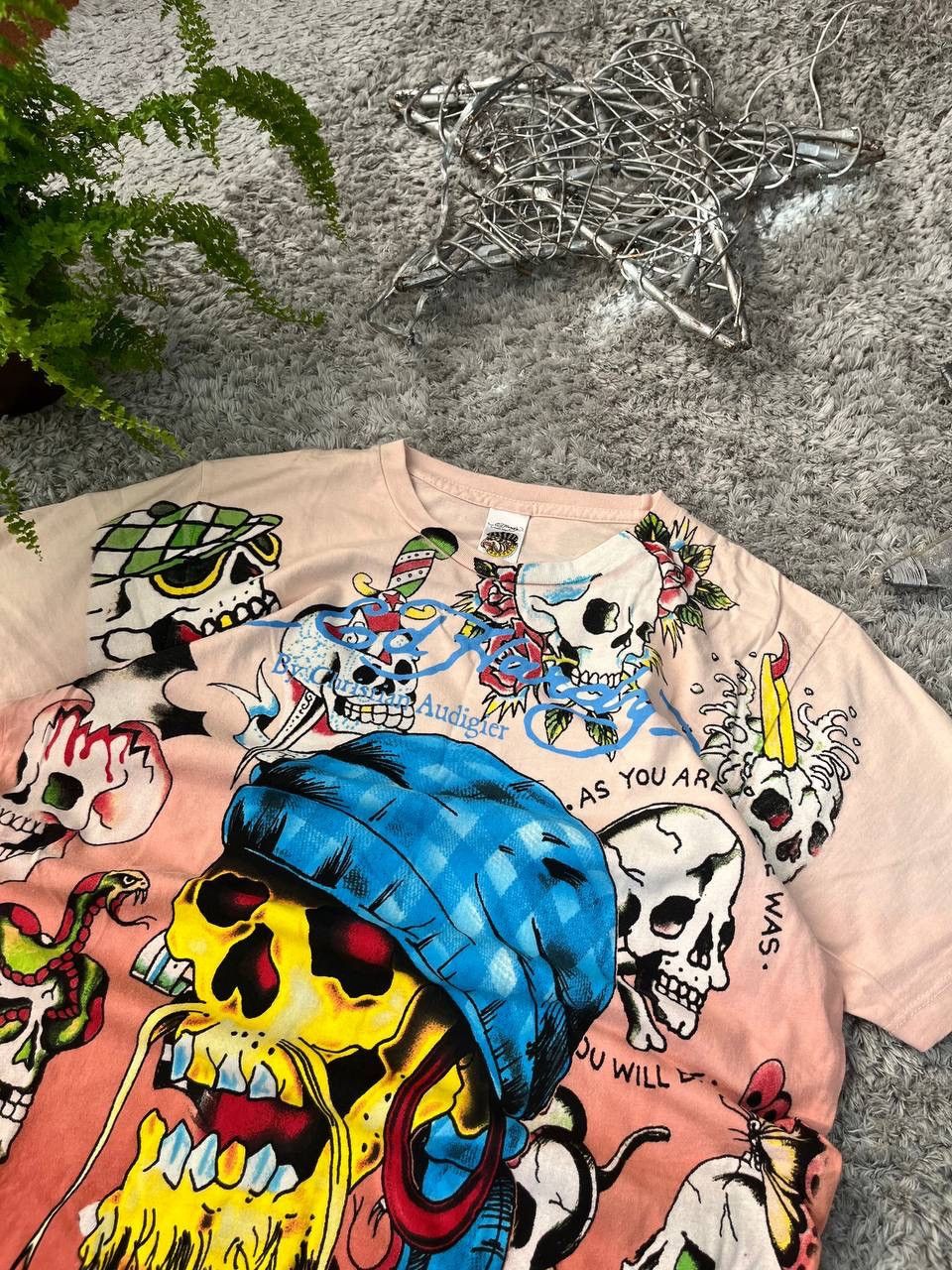 Christian Audigier × Ed Hardy Ed Hardy T-Shirt Streetwear Y2k Big Logo Rare Size US S / EU 44-46 / 1 - 3 Thumbnail