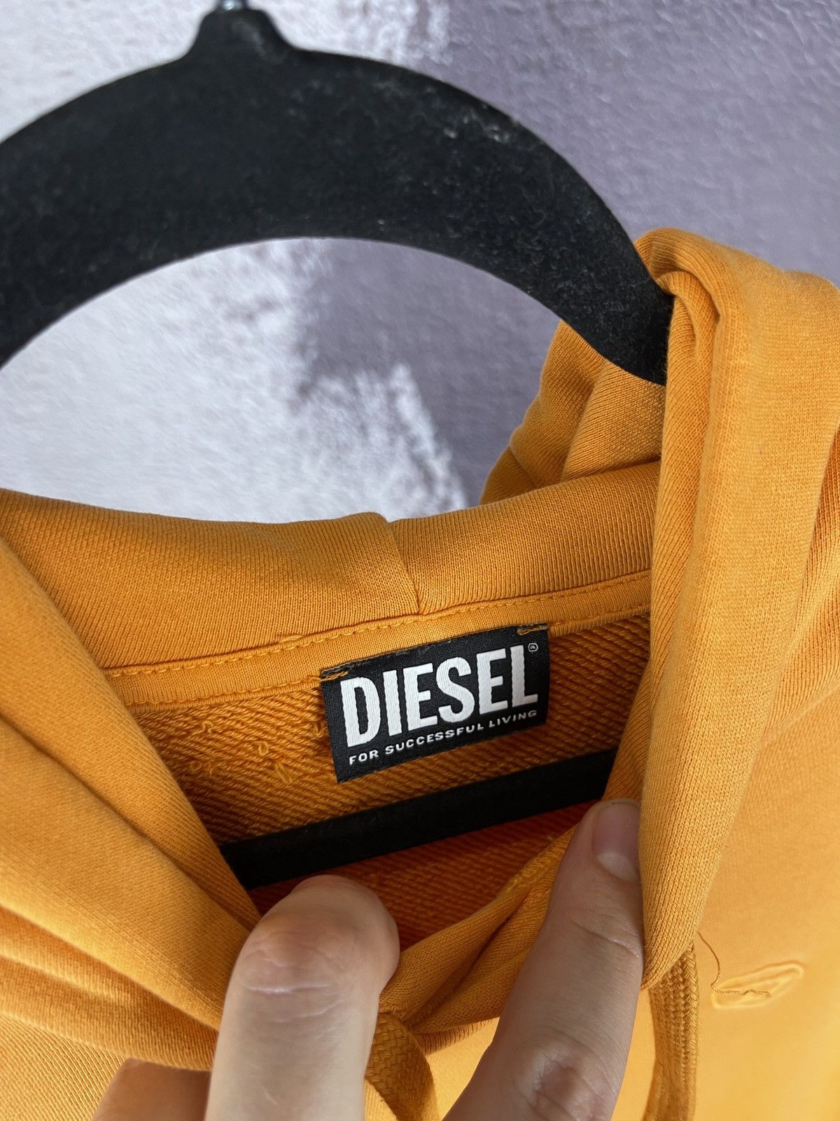 Diesel D-Rollier-Ton Asymmetric deconstruct oversized hoodie
