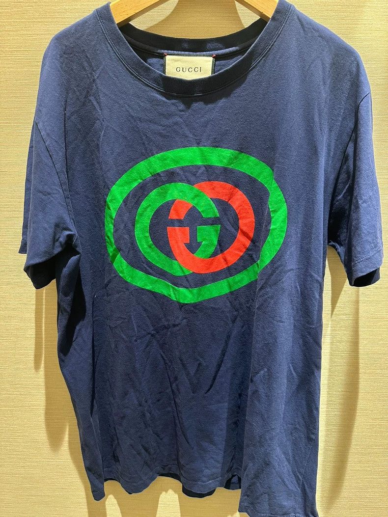 GUCCI SHORT-SLEEVE KNIT TOP 253100