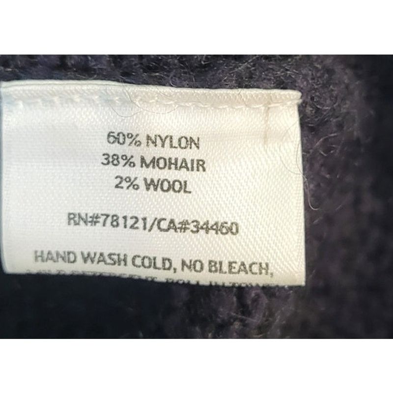 Eileen Fisher Eileen Fisher Wool Mohair Sequin Pullover Sweater – Black M Size M / US 6-8 / IT 42-44 - 7 Thumbnail