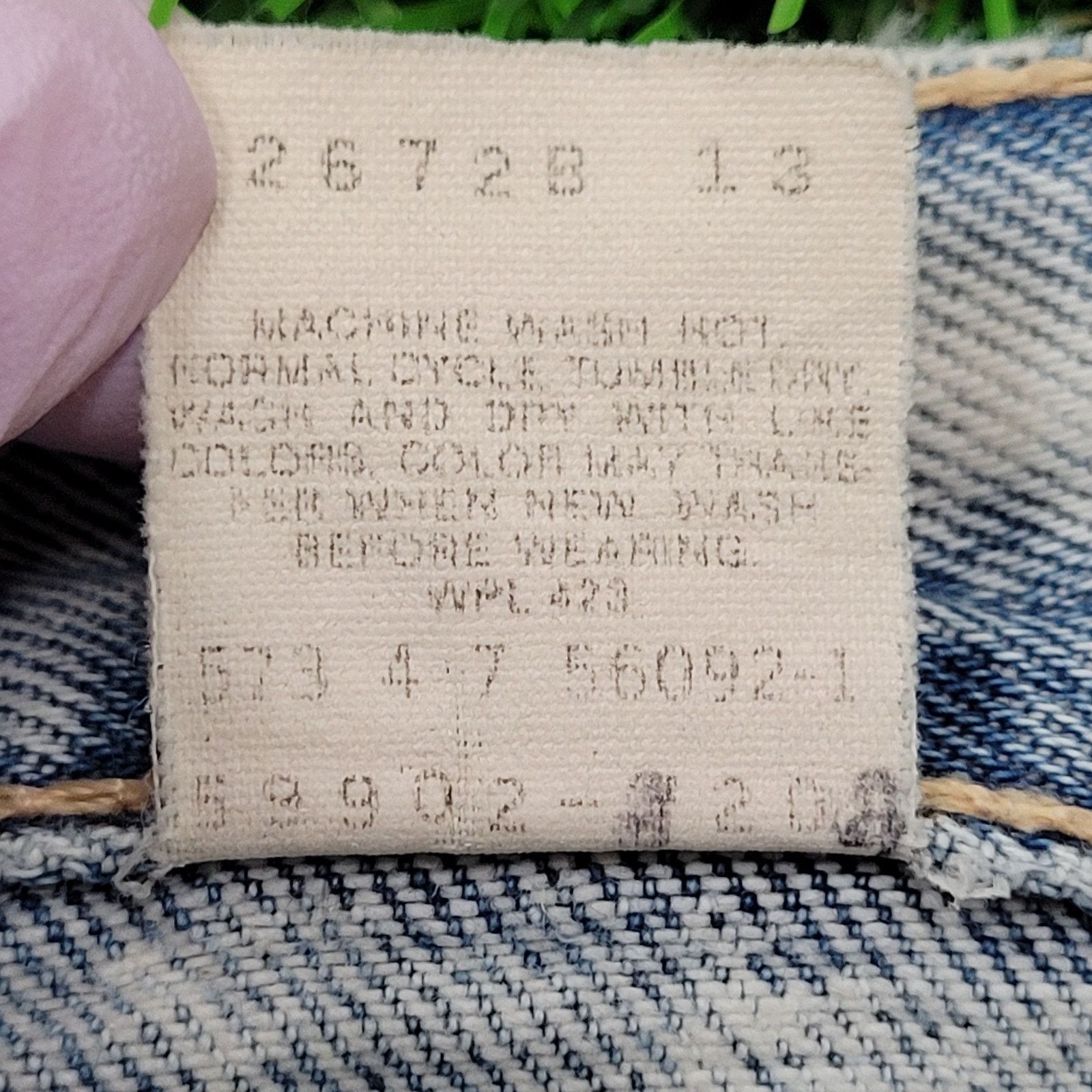 Levi's Vintage LEVIS 573 Tapered Jeans Womens 16/18 34x31 Acid-Wash Size 40" / US 18 - 6 Thumbnail