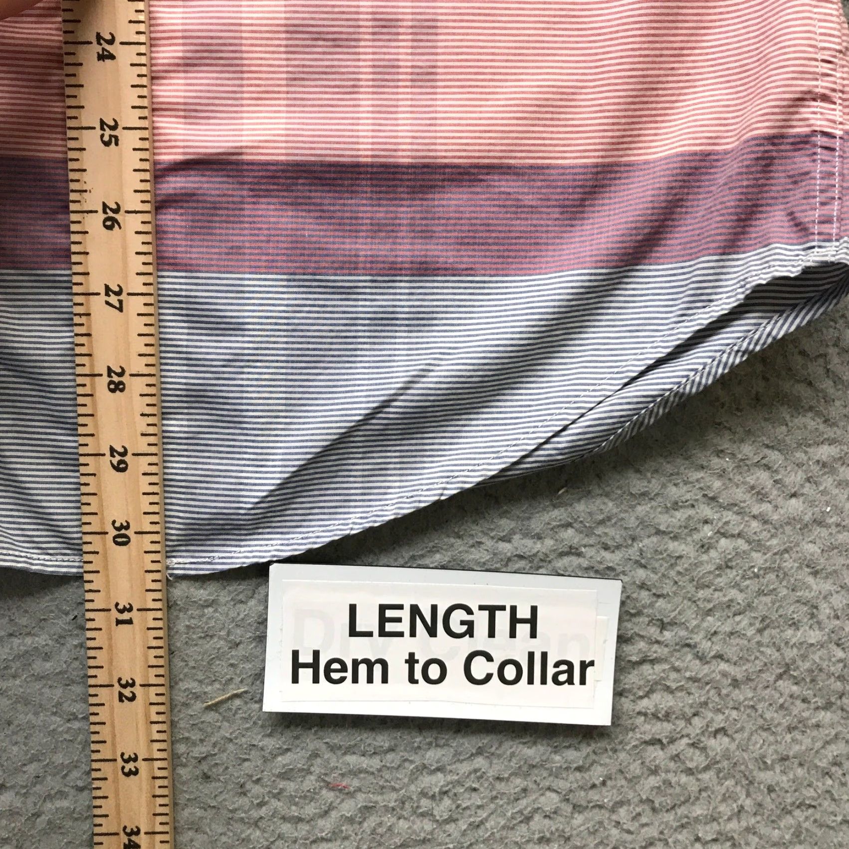 Robert Graham Robert Graham X Short Sleeve Button Dress Shirt Men 2XL Gradient Stripe Rainbow Size 48R - 5 Thumbnail