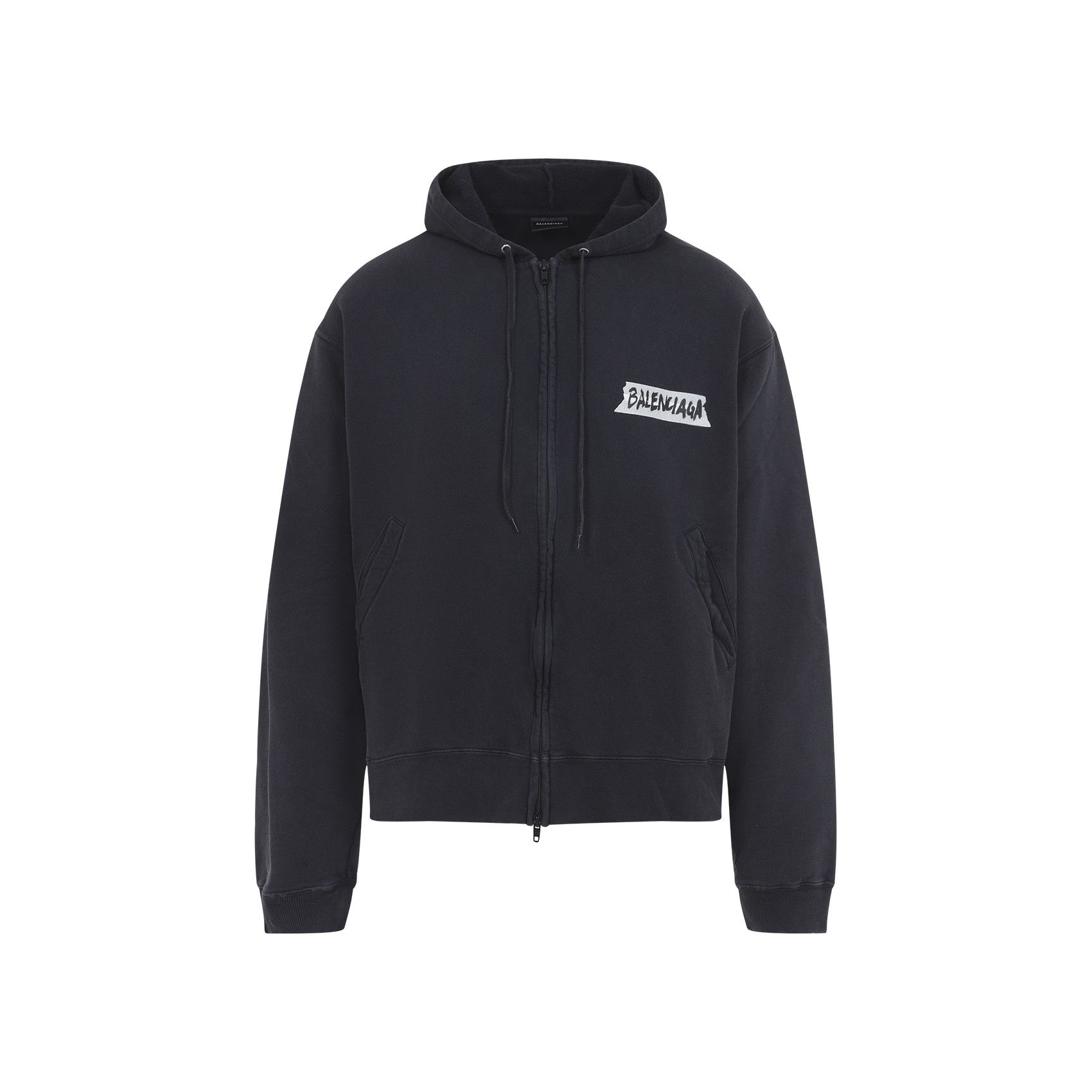 Balenciaga Over Zip-up Hoodie