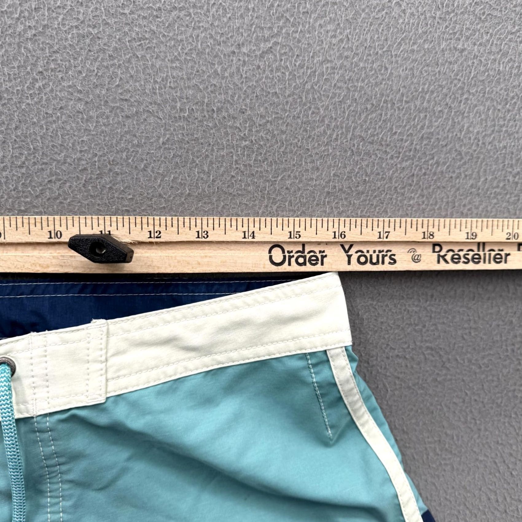 Vintage Jetty Mens 32 Blue Stripe Board Shorts Quick Dry Stretch Beach Surf Trunks Swimsuit Bottoms Size US 32 / EU 48 - 4 Thumbnail