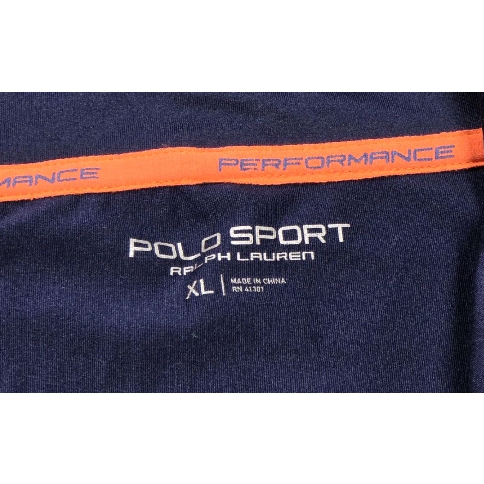 Polo Ralph Lauren Ralph Lauren Polo Sport Men XL Performance 1/4 Zip Pullover NavyBlue ThermoVent Polo Sport Shirt Sweatshirt 90s Golf Size US XL / EU 56 / 4 - 7 Thumbnail