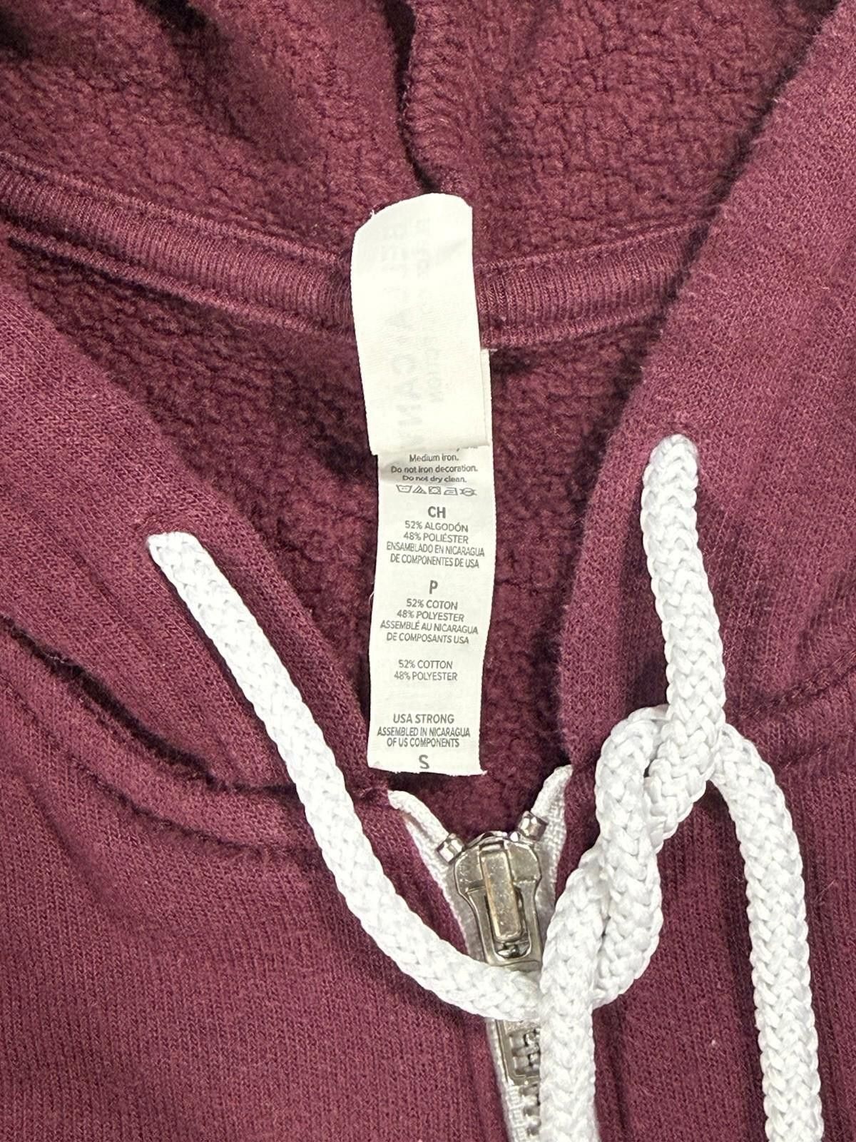 Other Barnacles Hermosa Beach Bar & Grill Hoodie Zip Up Maroon #8 Size US S / EU 44-46 / 1 - 6 Thumbnail