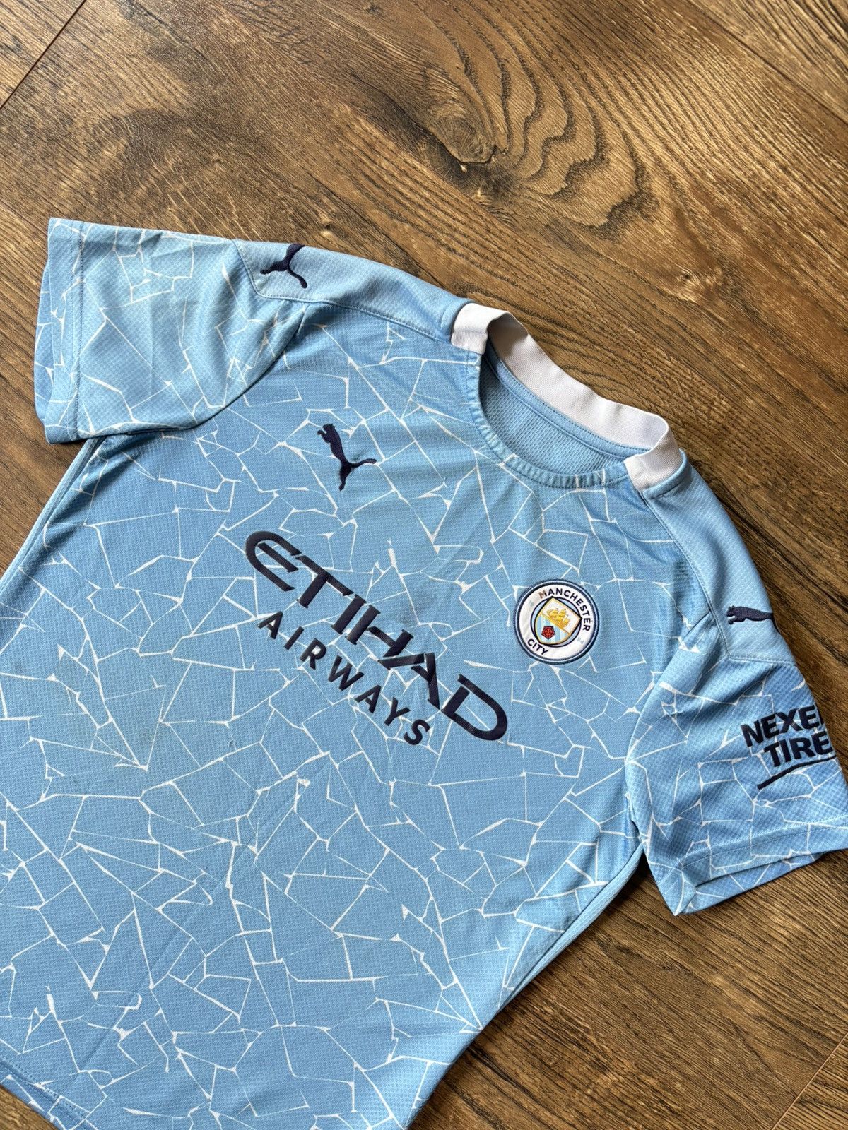 Puma Puma Manchester City 20/21 Home Soccer Jersey Men's S Size US S / EU 44-46 / 1 - 3 Thumbnail