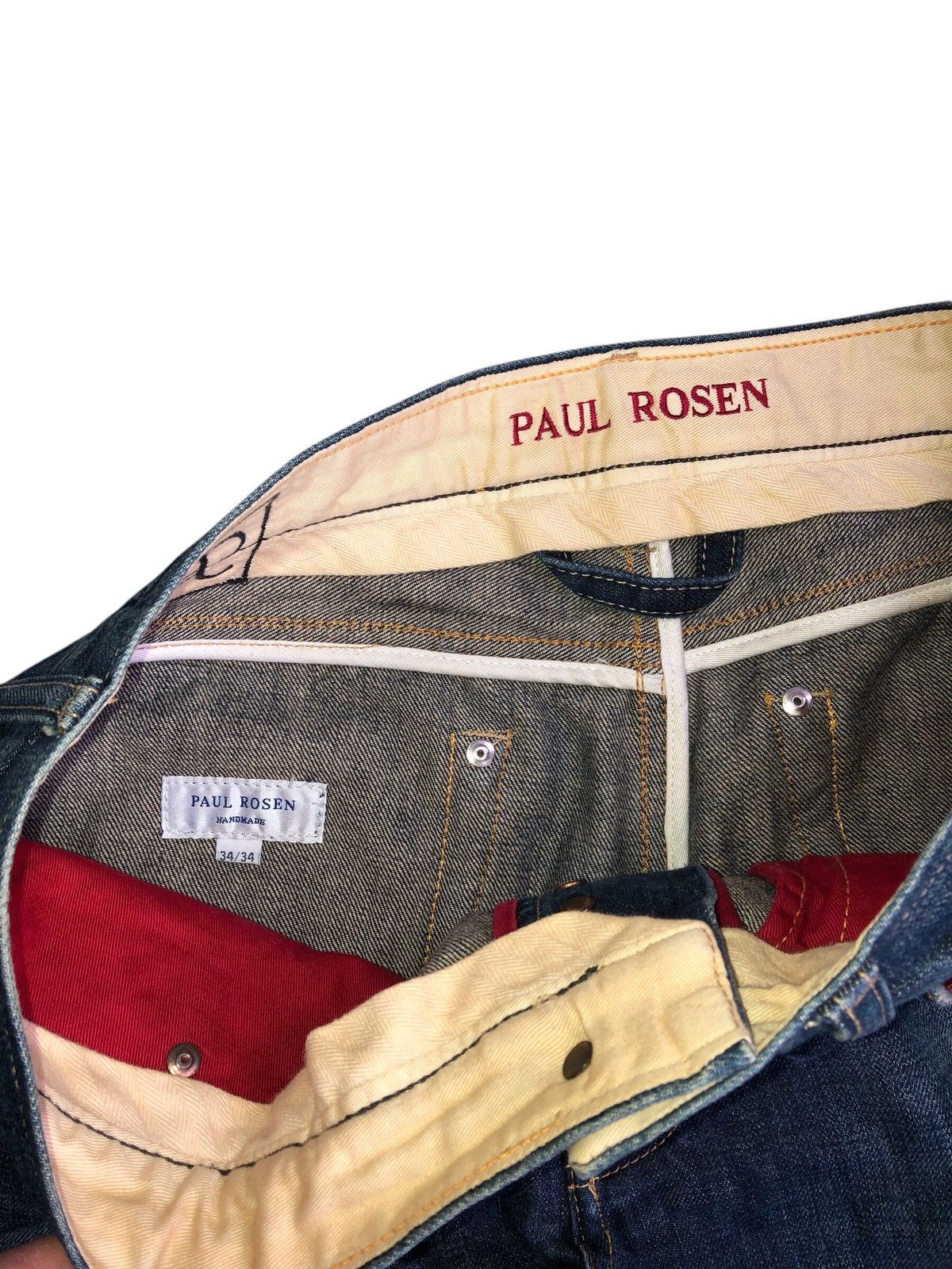 Japanese Brand × Vintage Paul Rosen selvedge dirt wash jeans Size US 34 / EU 50 - 5 Thumbnail