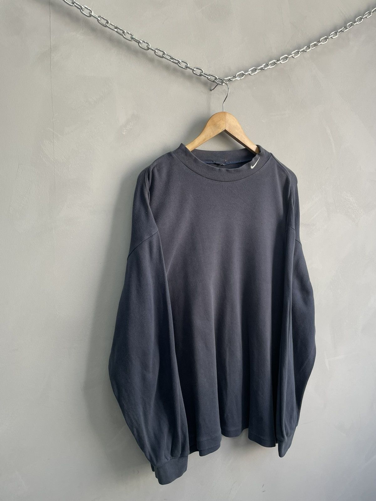 Nike Vintage retro nike y2k turtleneck cotton longsleeve hype Size US L / EU 52-54 / 3 - 2 Thumbnail