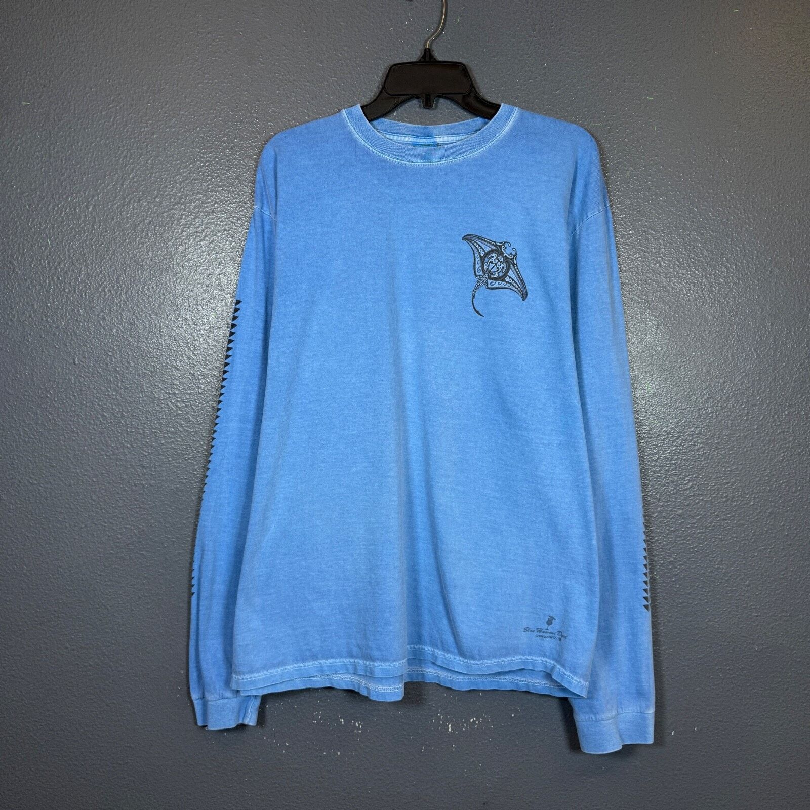 Other Crazy Shirts L man blue Hawaii tie-dye vintage t-shirt Size US L / EU 52-54 / 3 - 7 Thumbnail