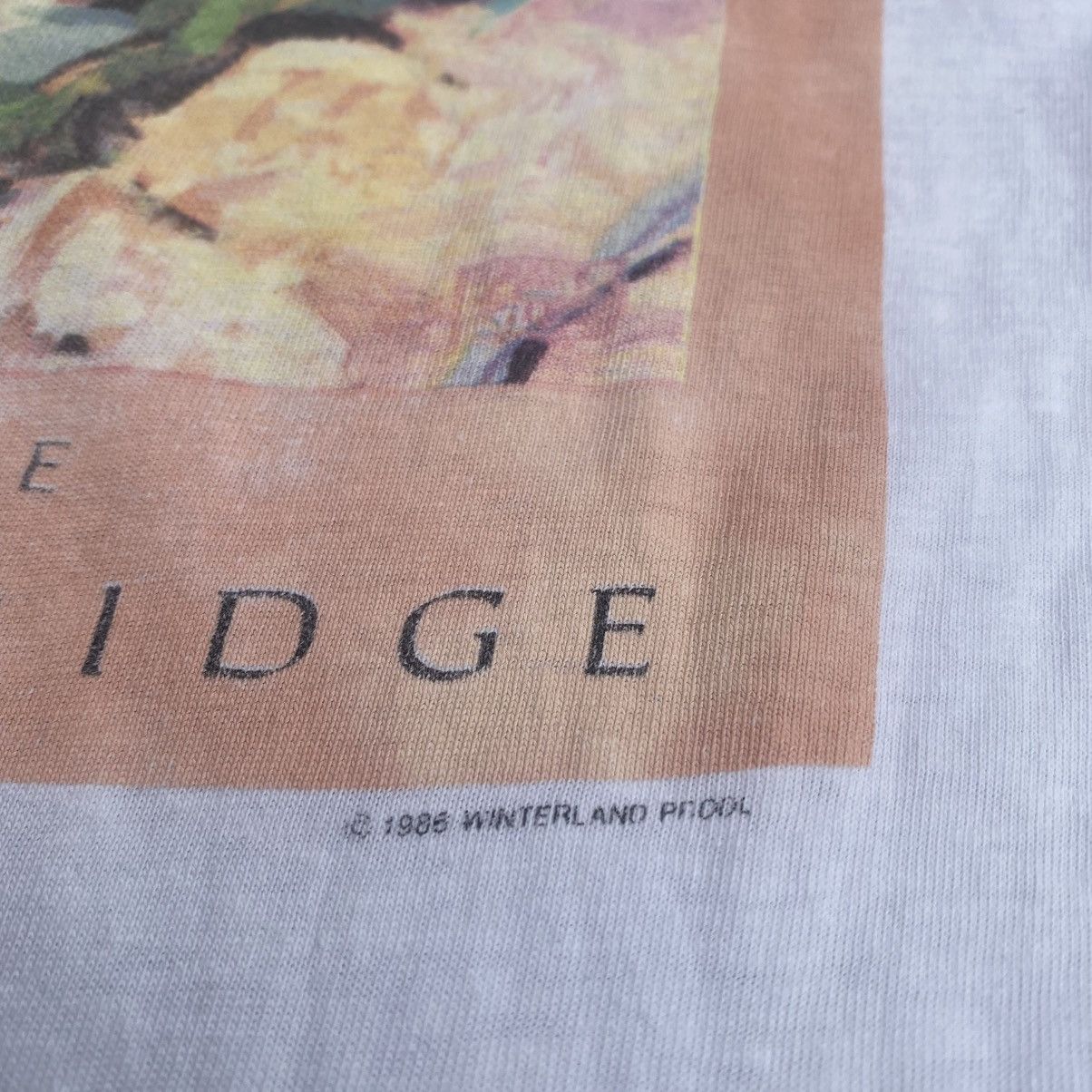 Art Comes First 1986 Daniel Wade Rupe GOLDEN GATE BRIDGE tee Size US M / EU 48-50 / 2 - 4 Thumbnail