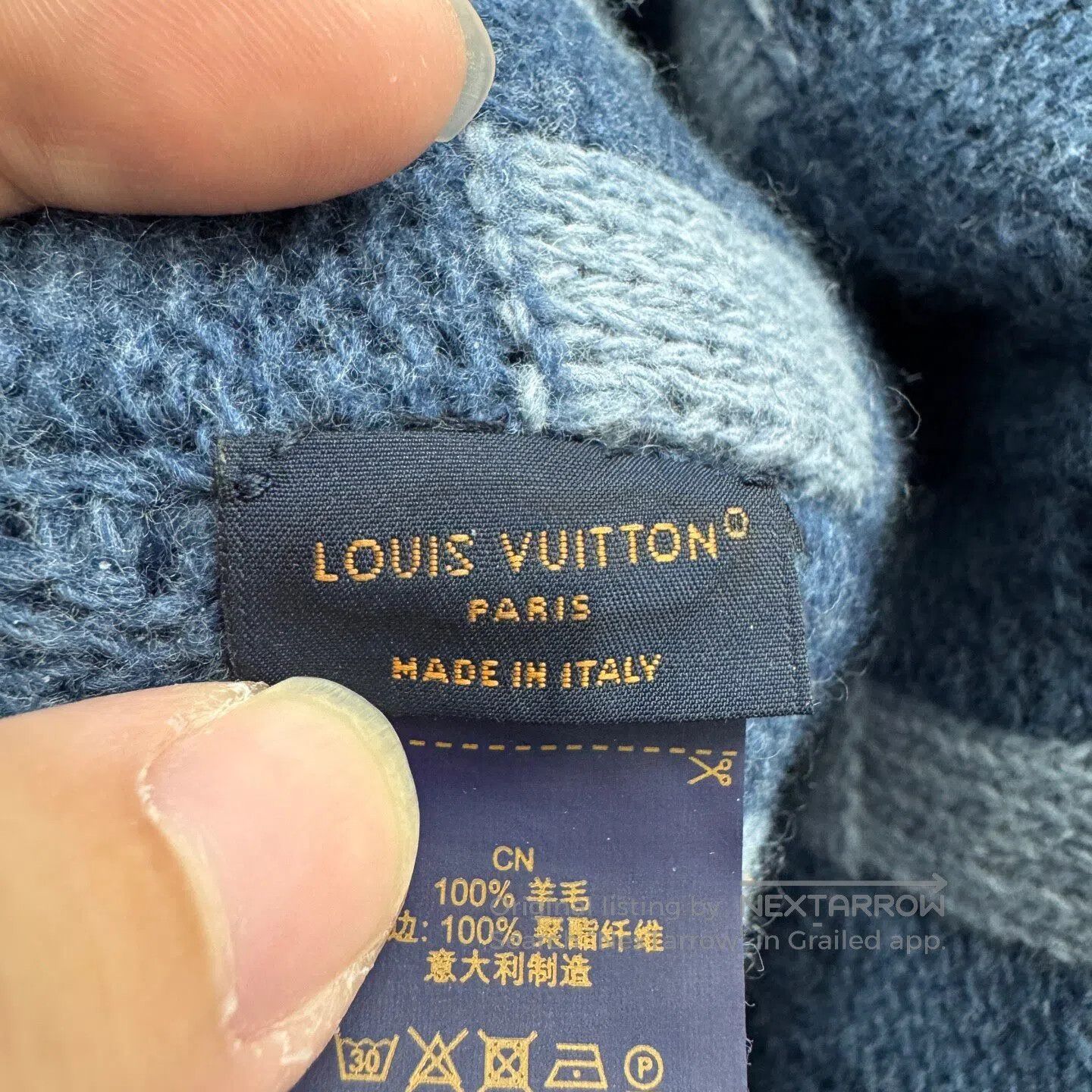 Louis Vuitton Louis Vuitton Beaded letter mosaic woolen hat| Size ONE SIZE - 5 Thumbnail