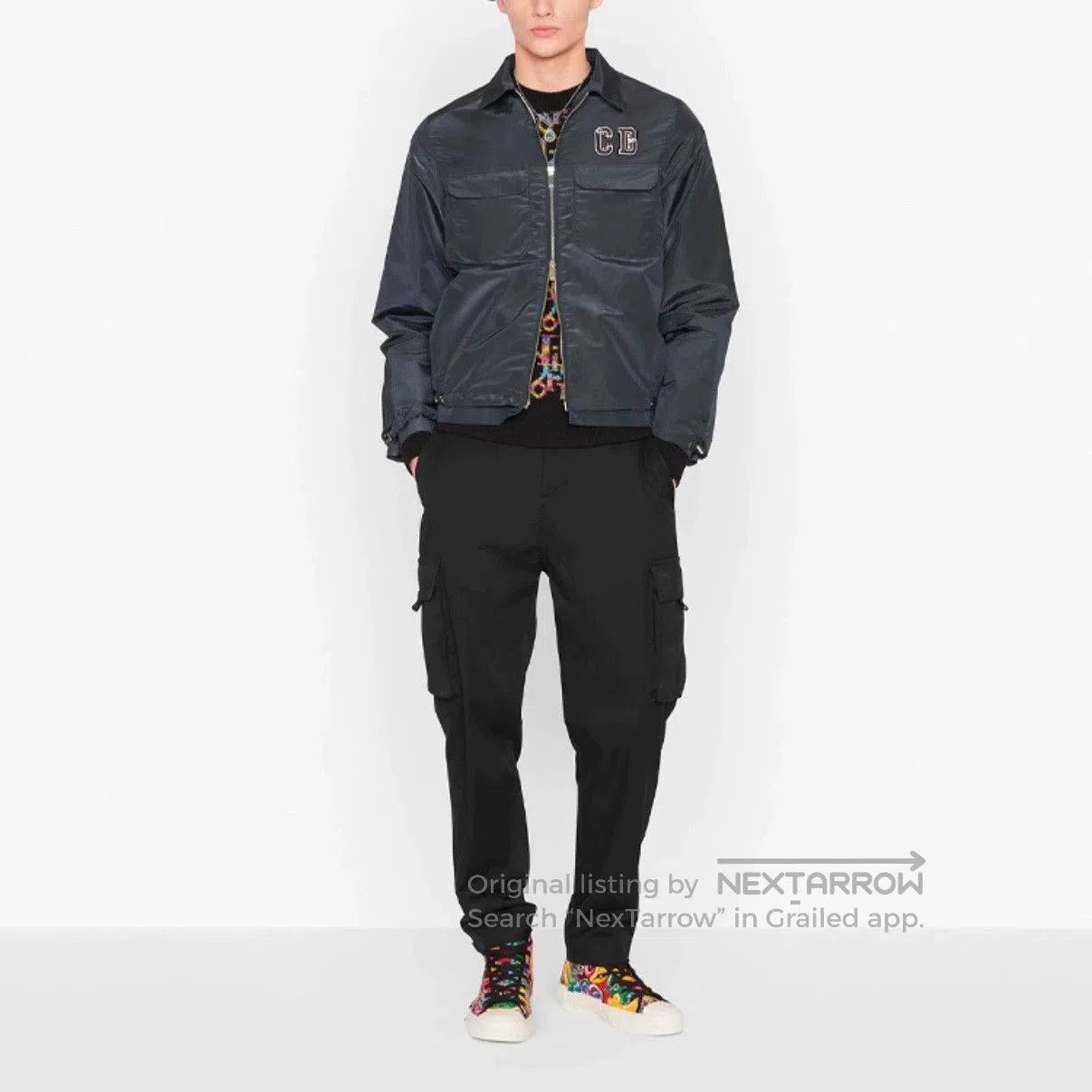 Dior Dior Kenny Scharf Windproof Jacket Blue. Size US L / EU 52-54 / 3 - 6 Thumbnail