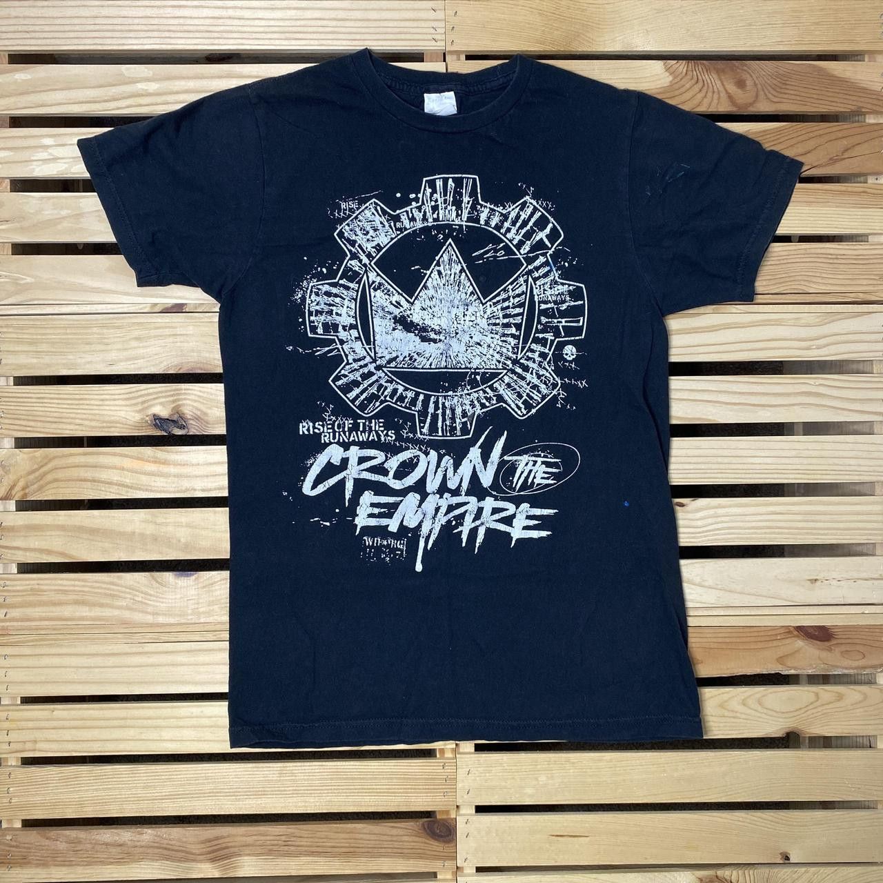 Other Crown The Empire Black Y2K Band Tee Size Medium Size US M / EU 48-50 / 2 - 1 Thumbnail