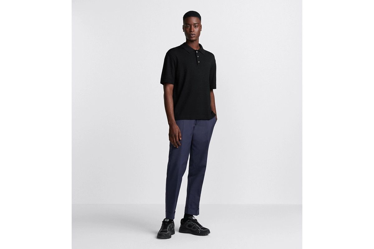 Dior o1bcso1str0226 Couture Polo Shirt in Black Size US L / EU 52-54 / 3 - 4 Thumbnail