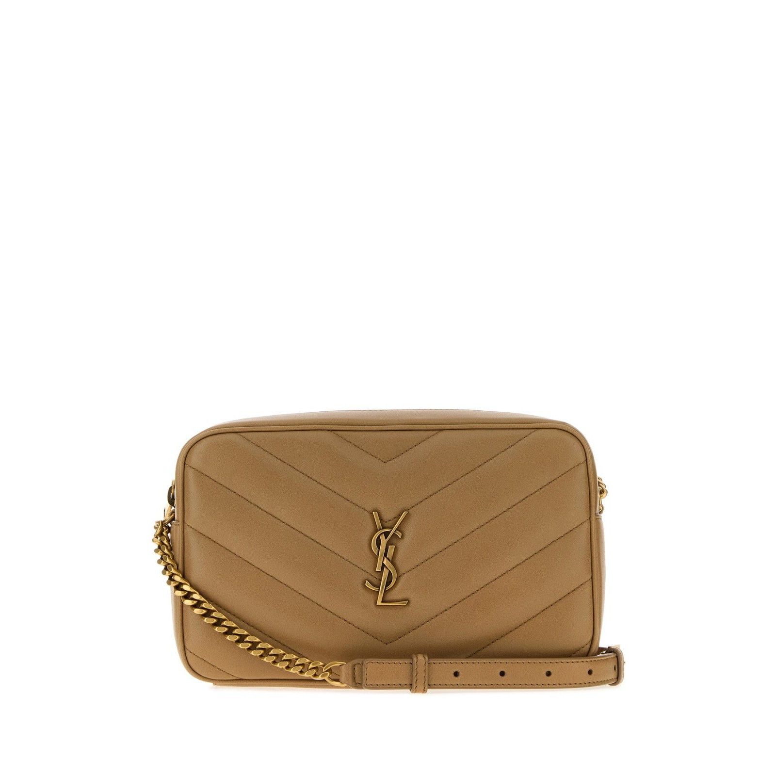 Saint Laurent Paris SAINT LAURENT $1950 Loulou Natural Tan Camera Bag New & Auth Size ONE SIZE - 1 Thumbnail