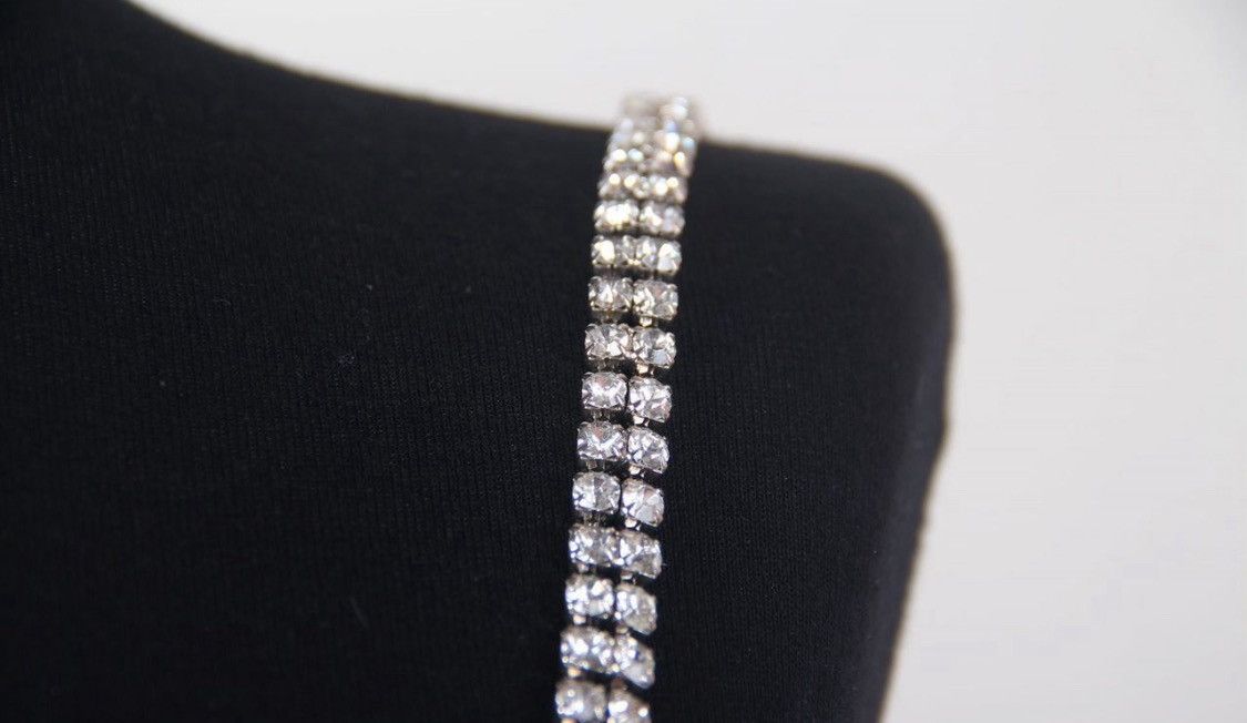 Dior Christian Dior by John Galliano 2005 Crystal Straps Dress Size M / US 6-8 / IT 42-44 - 3 Thumbnail