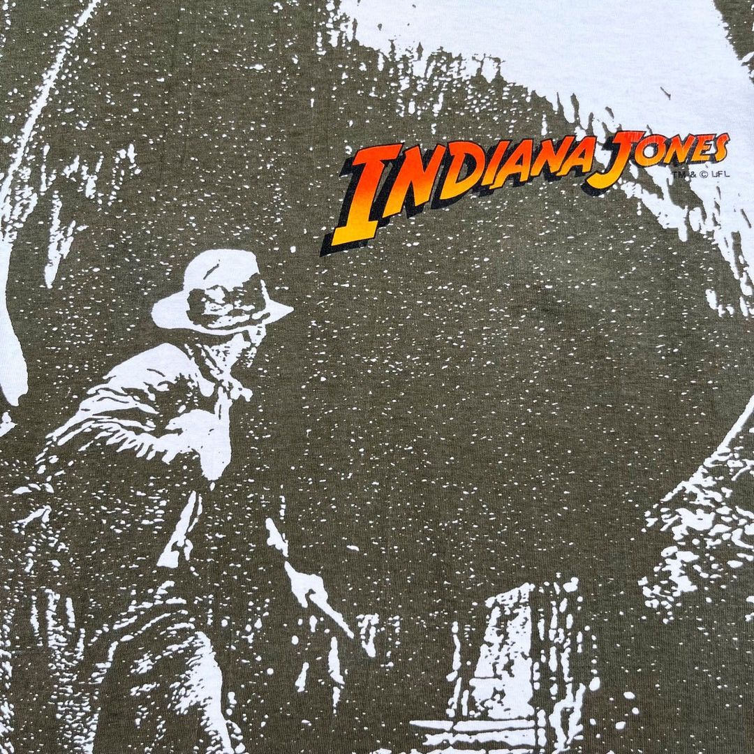 Disney Indiana Jones 90s Raiders Lost Ark Vtg LucasFilm Movie Tee Size US S / EU 44-46 / 1 - 2 Thumbnail