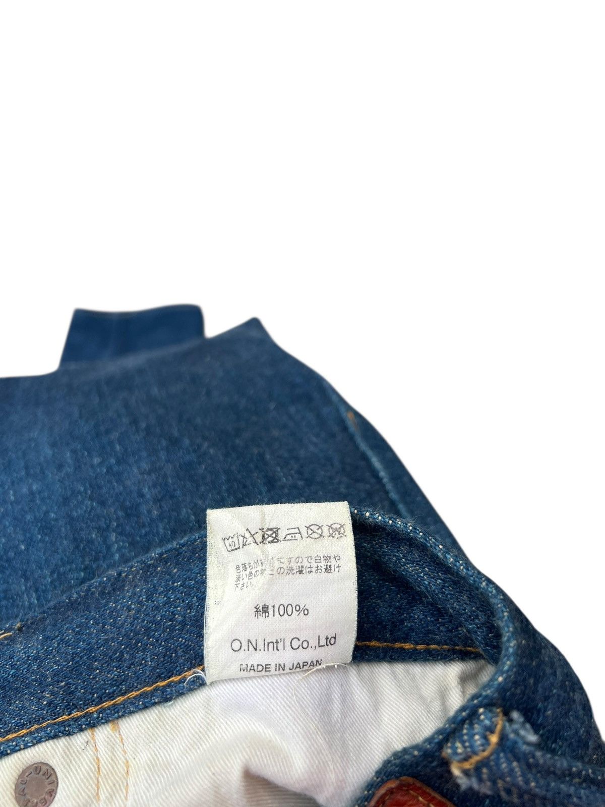 Oni 20oz Oni ONI-679ZR Secret Denim Selvedge Slim Tapered Jeans Size US 30 / EU 46 - 22 Thumbnail