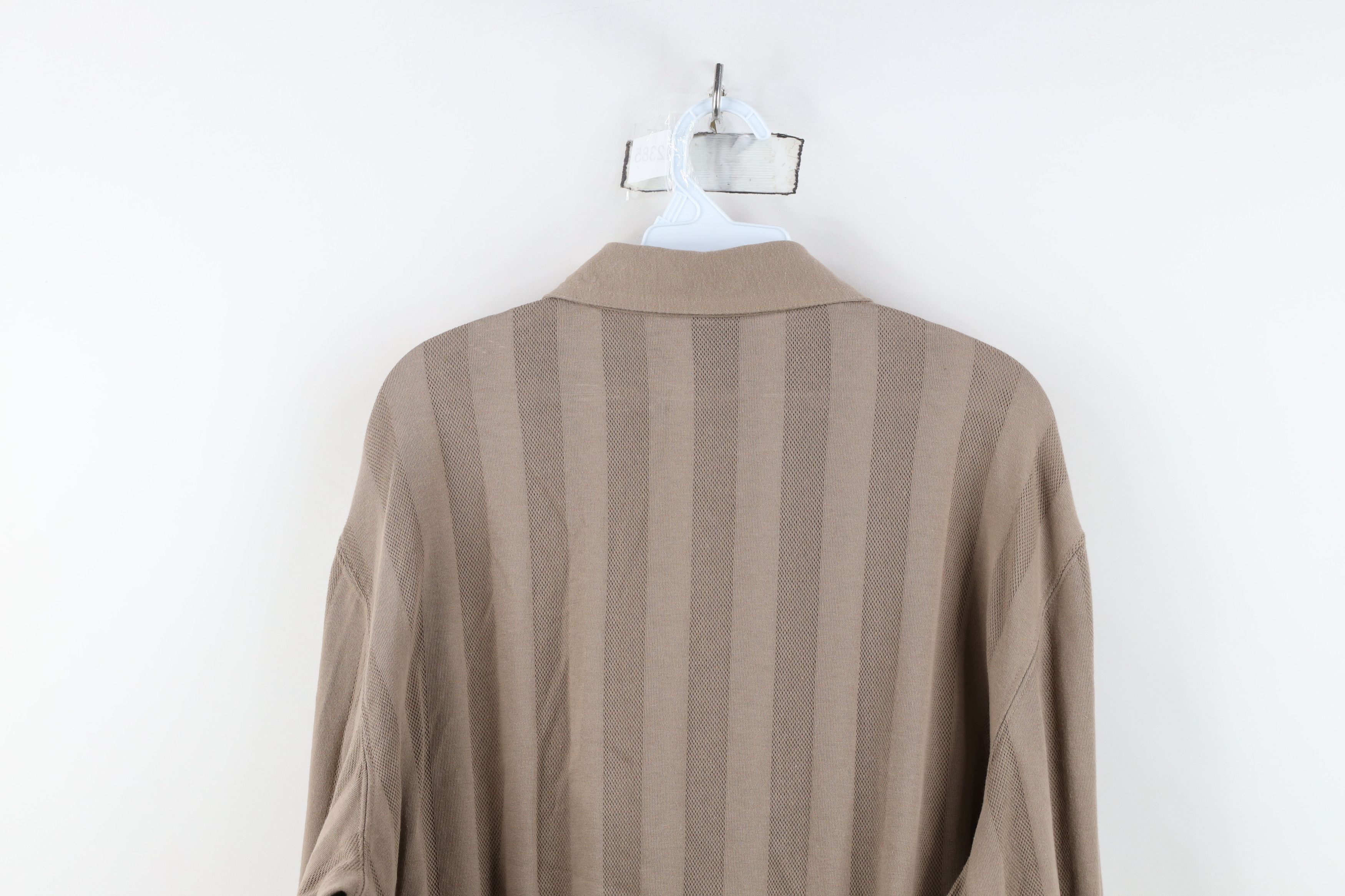 Vintage Vintage 90s Y2K Streetwear Vented Pullover Long Sleeve Polo Size US XL / EU 56 / 4 - 13 Thumbnail