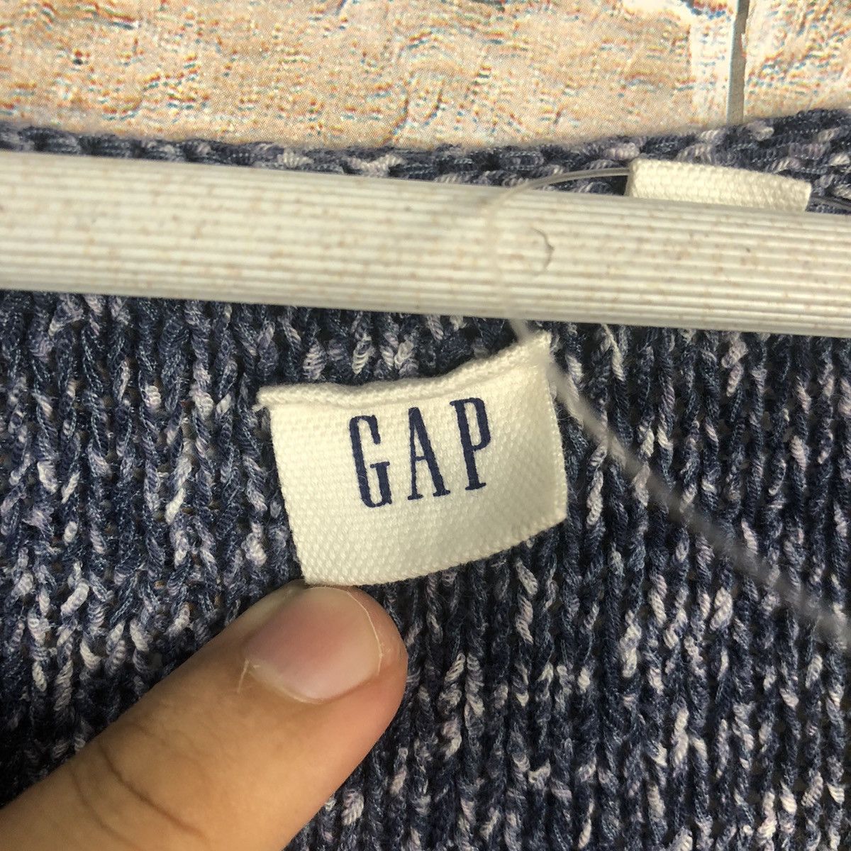 Gap × Homespun Knitwear Gap Blue Knitwear sweatshirt #A33 Size M / US 6-8 / IT 42-44 - 10 Thumbnail