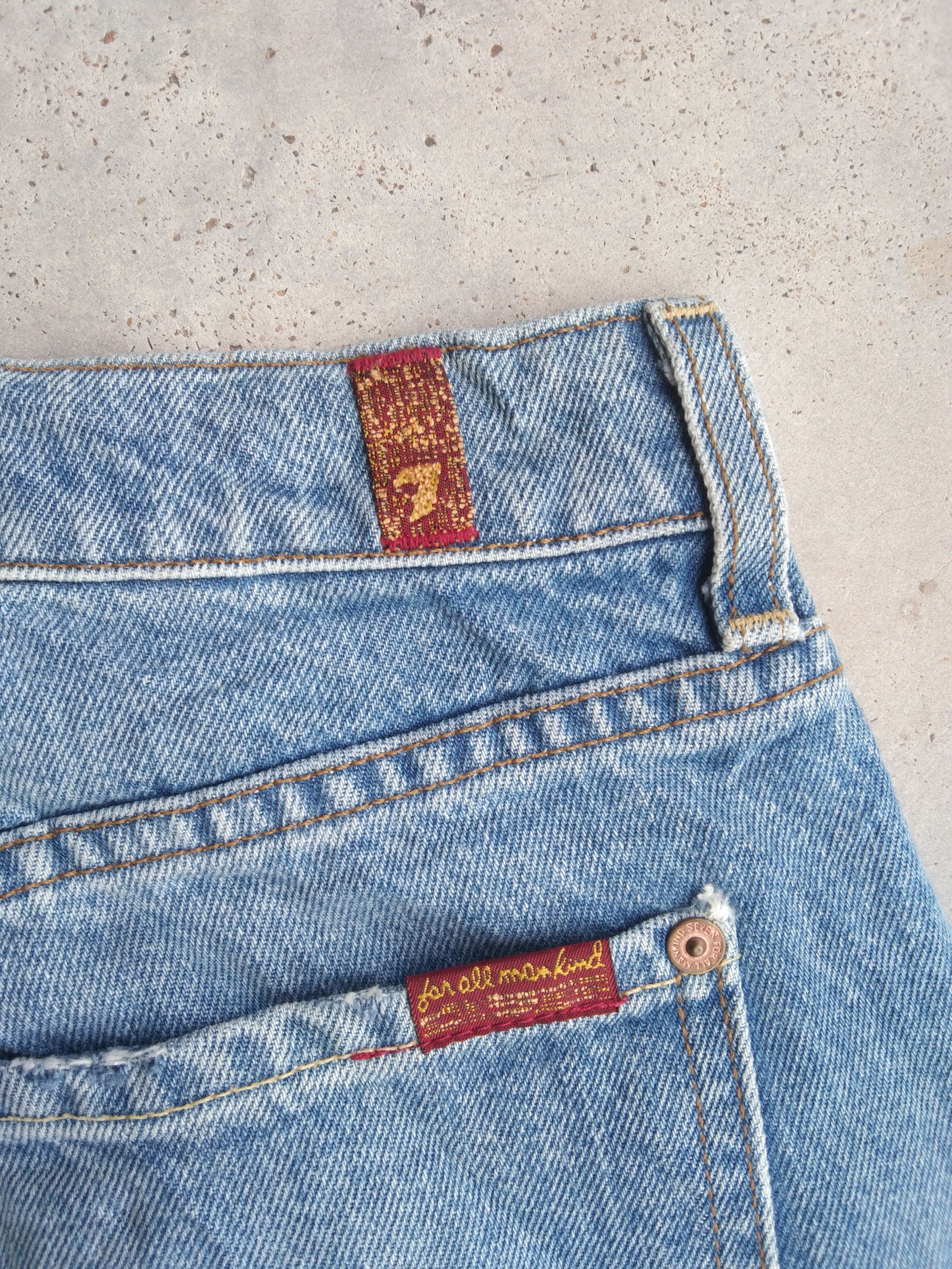 7 For All Mankind 7 For All Mankind Made In USA Distressed Jeans Size US 31 - 3 Thumbnail