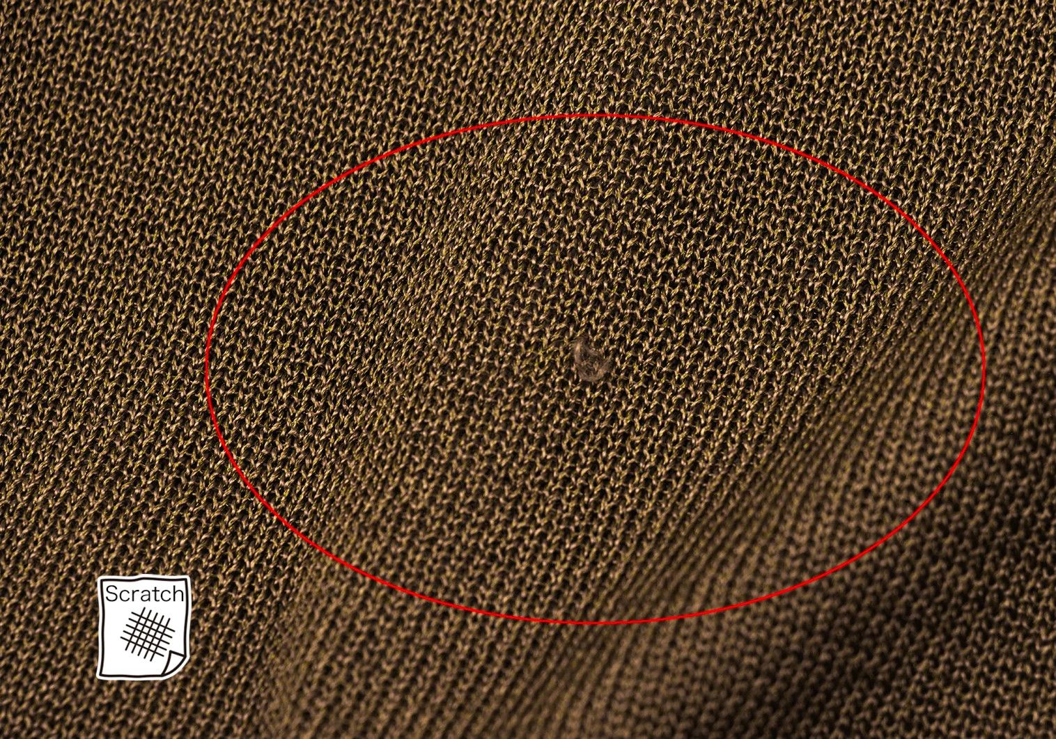 Comme des Garcons Homme Plus V-Neck Sheer Stretch Knit Sweater in Khaki, Size M Size US M / EU 48-50 / 2 - 11 Thumbnail