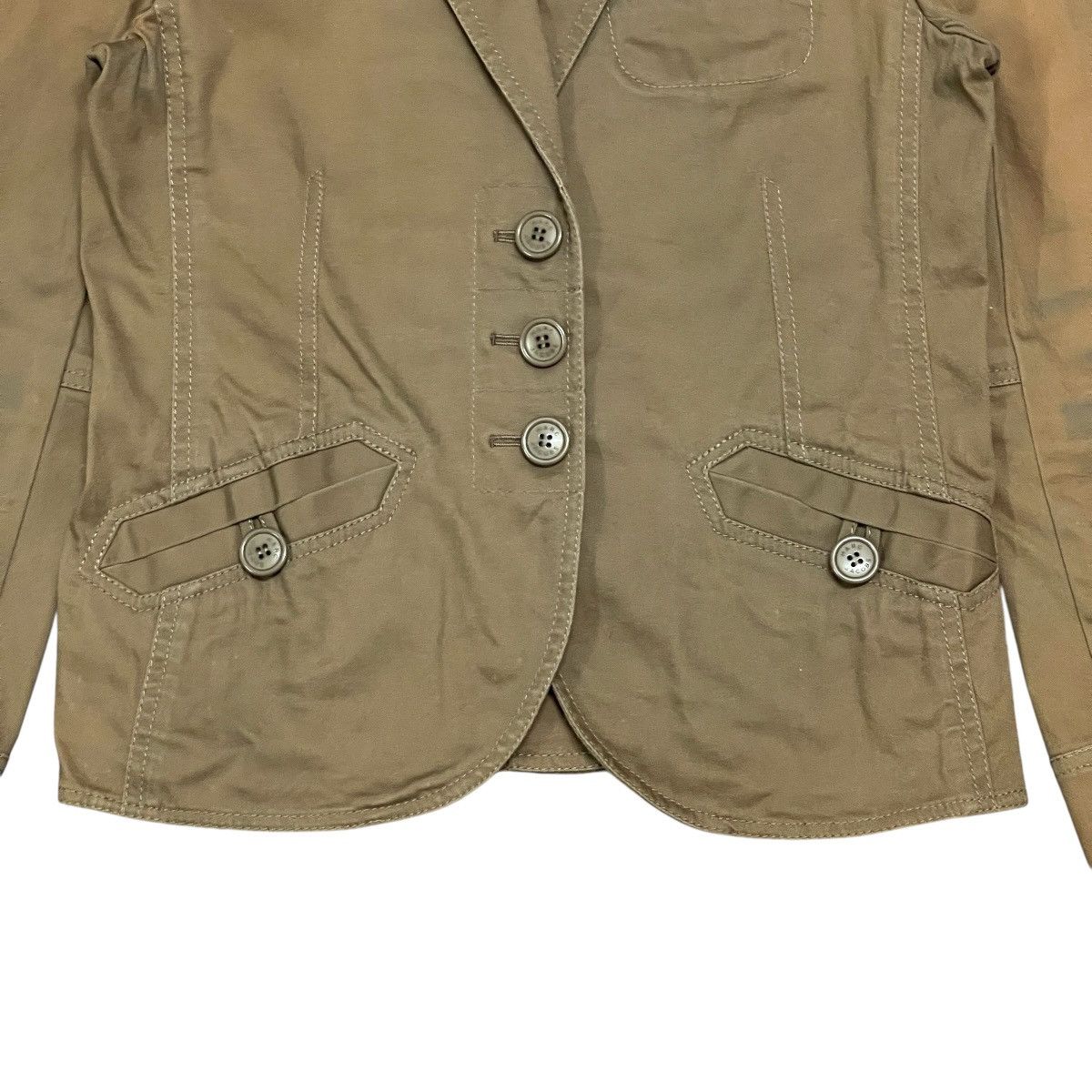 Marc Jacobs Marc Jacobs Y2k Khaki Utility Military Style Blazer Jacket Size XS / US 0-2 / IT 36-38 - 8 Thumbnail