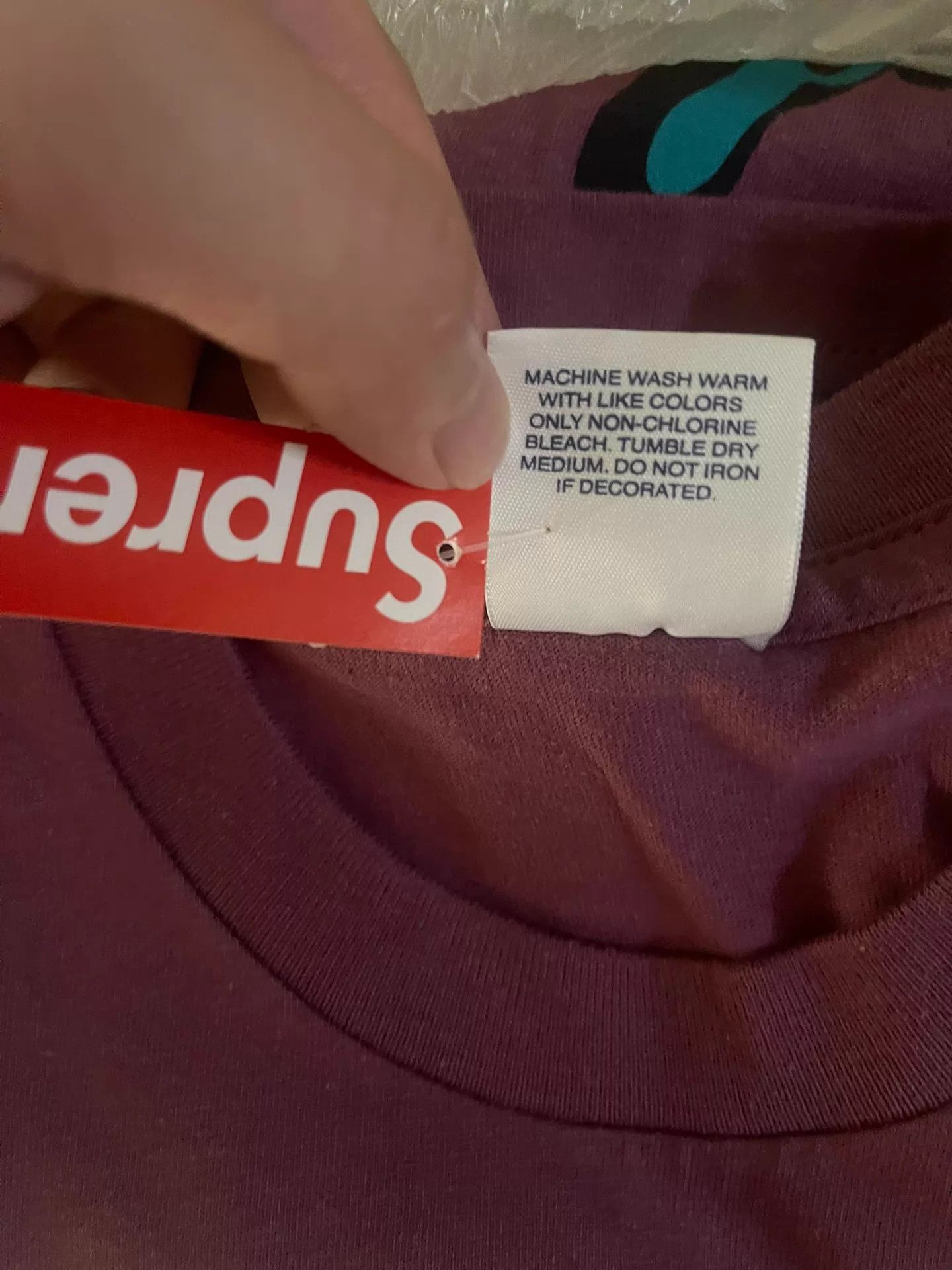 Other Supreme FW13 Twins Tee Women's M Purple New With Tags Size M / US 6-8 / IT 42-44 - 2 Thumbnail
