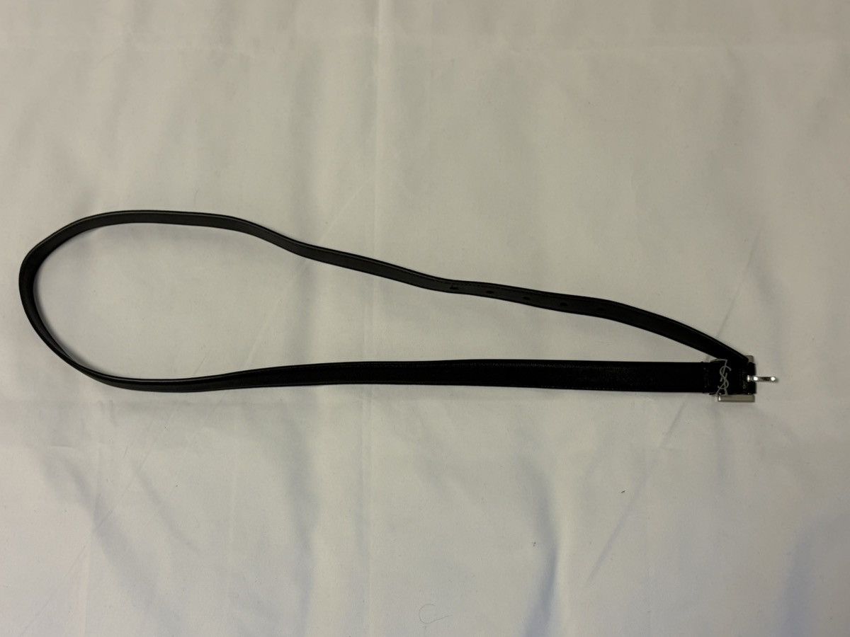 Saint Laurent Paris Saint Laurent Cassandre Belt Black Size 90 Near New Size ONE SIZE - 10 Thumbnail