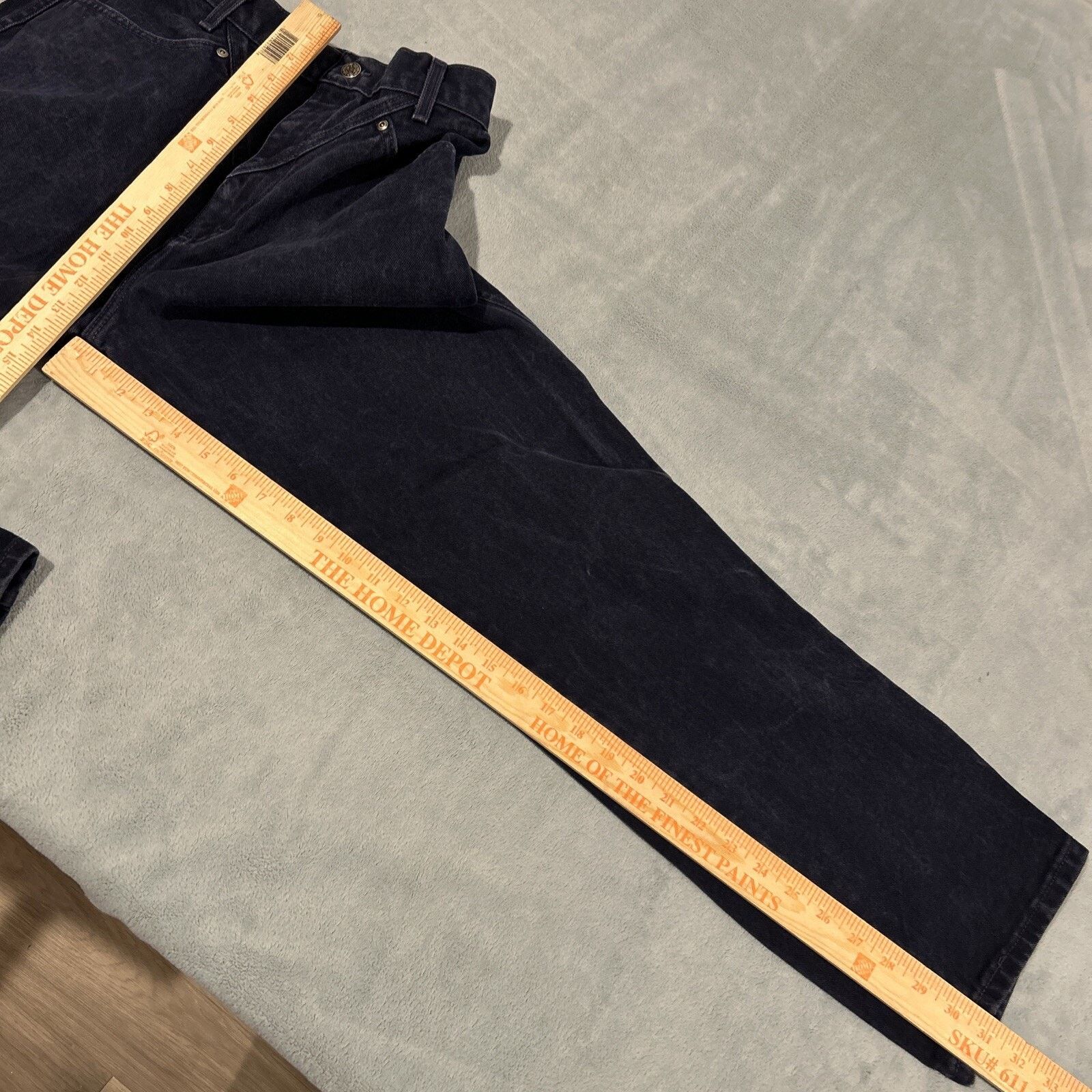 Levi's 90s USA Made Straight Leg Bare Back Jeans Womens 27x31 Size 27" / US 4 / IT 40 - 9 Thumbnail