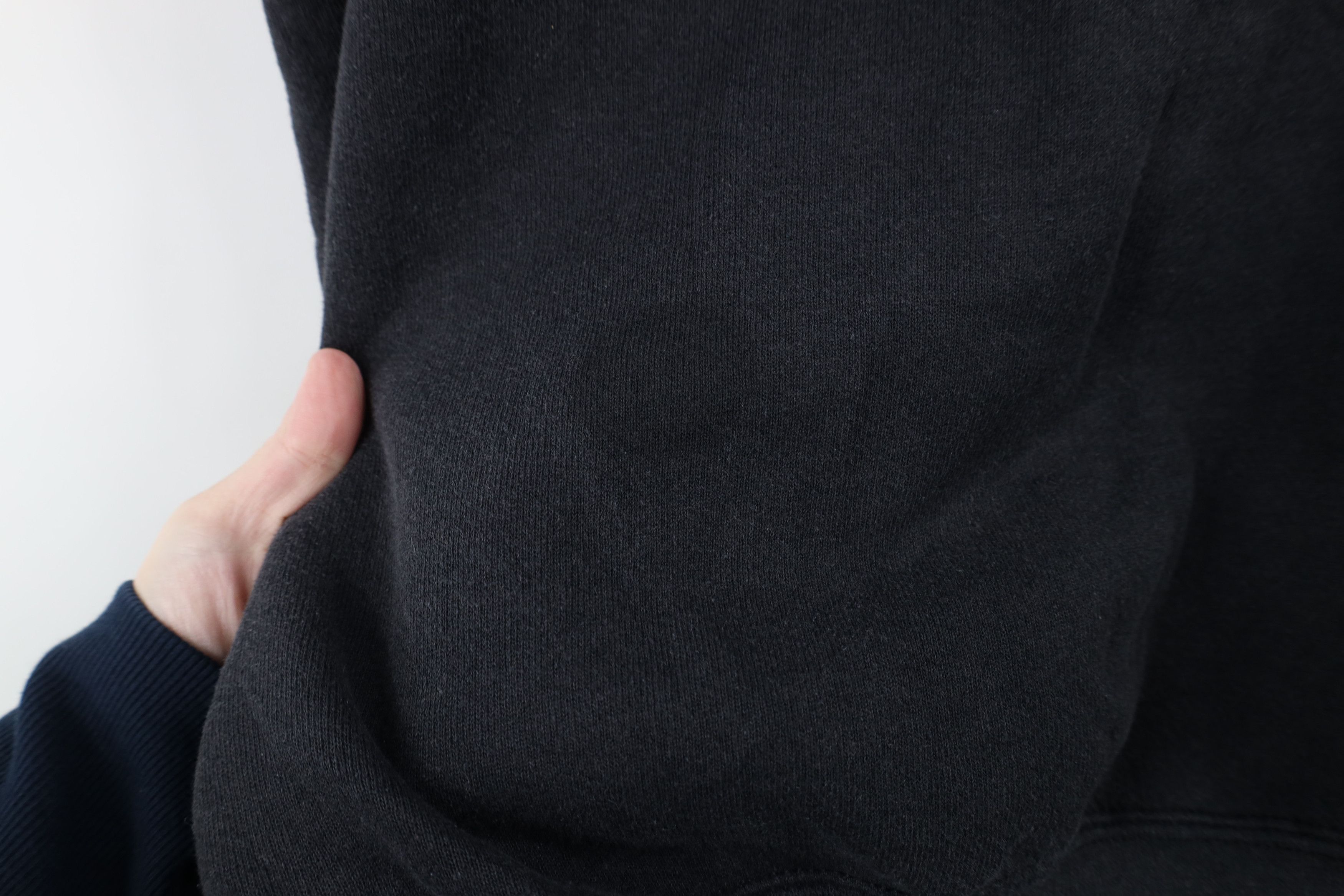Vintage Vintage 90s Streetwear Blank Crewneck Sweatshirt Black Size US L / EU 52-54 / 3 - 10 Thumbnail