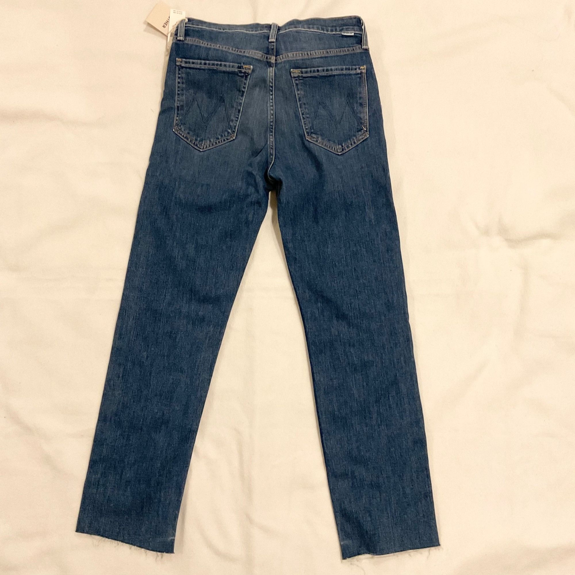 MOTHER NWT MOTHER DENIM The Tomcat Ankle Fray high rise Jeans SZ28 Size 28" / US 6 / IT 42 - 5 Thumbnail