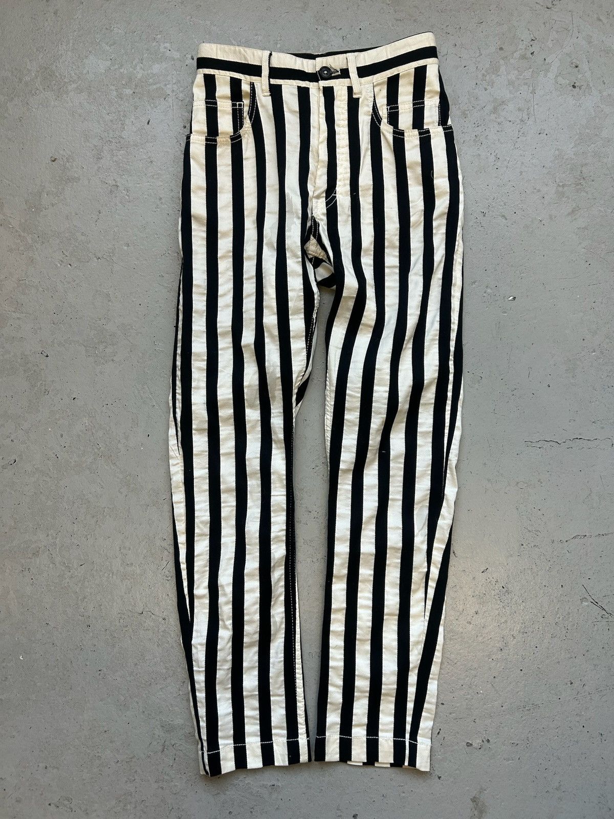 Ann Demeulemeester Ann Demeulemeester Striped Pants Size US 26 / EU 42 - 1 Thumbnail
