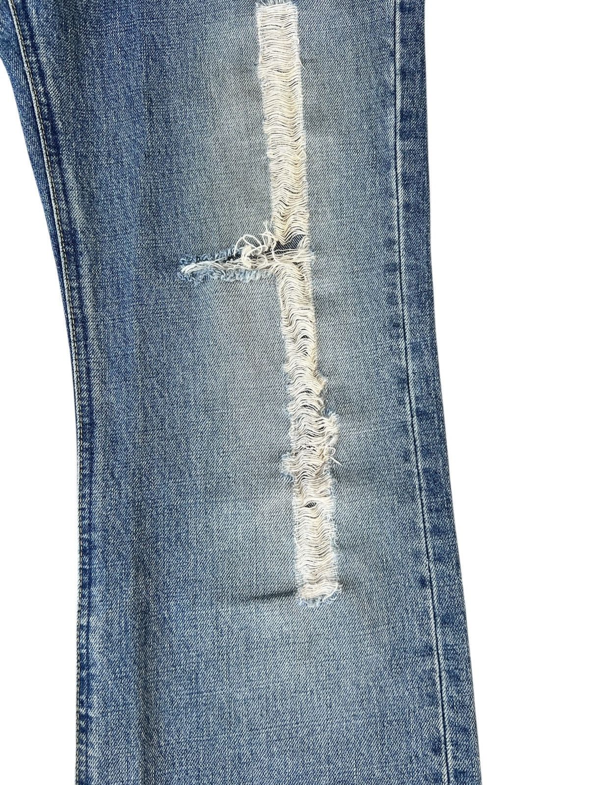 Lee × Vintage VTG 2000s Lee Riders Sanforized Dirty Mud Denim Flare Jeans Size US 32 / EU 48 - 12 Thumbnail