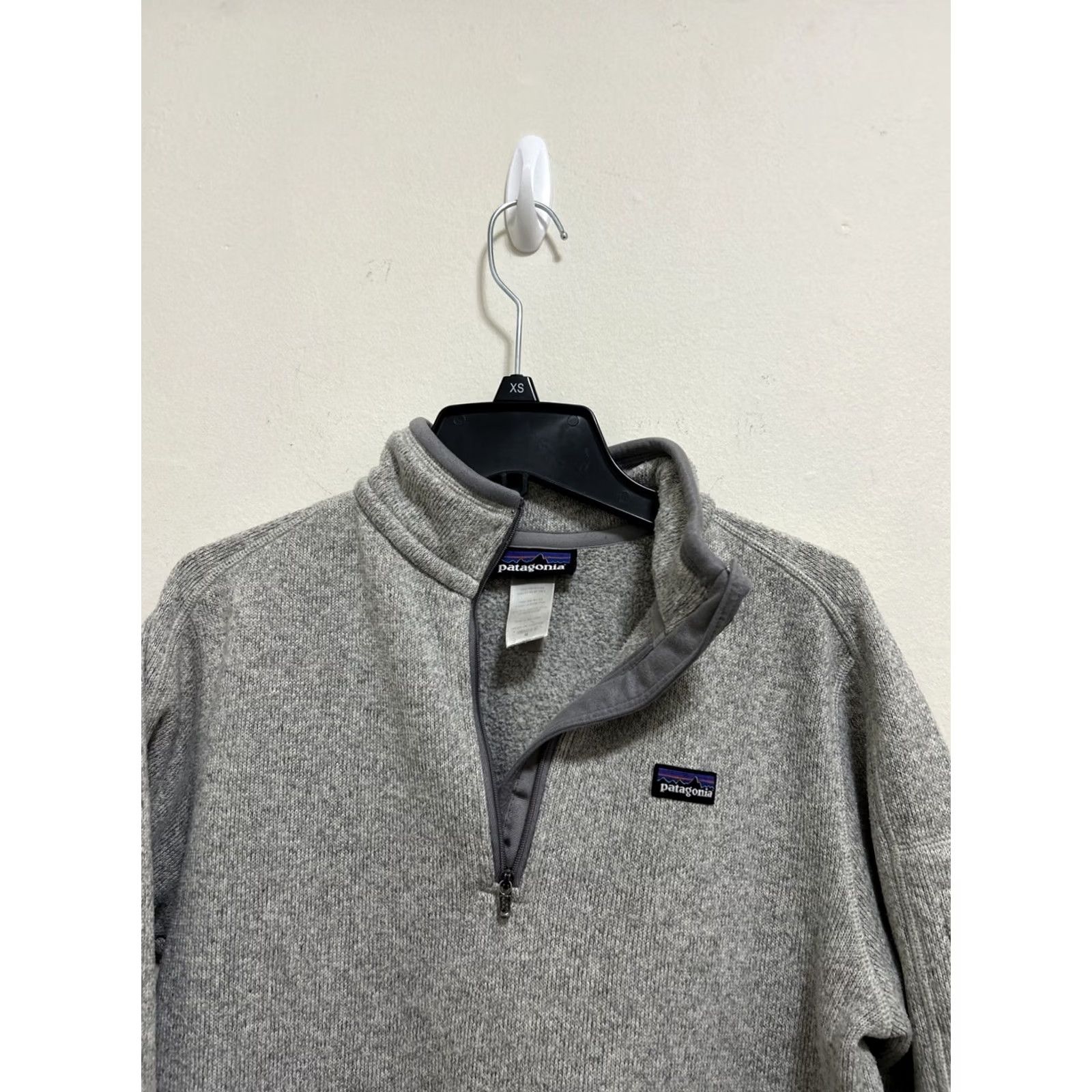 Patagonia Patagonia Better Sweater Womens Medium Gray 1/4 Zip Fleece Pullover Knit 25616 Size M / US 6-8 / IT 42-44 - 2 Thumbnail