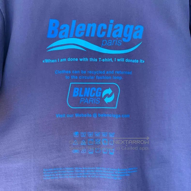 Balenciaga Balenciaga Alphabet Printed Retro Knit Short Sleeve T-Shir Size US XXS / EU 40 - 5 Thumbnail