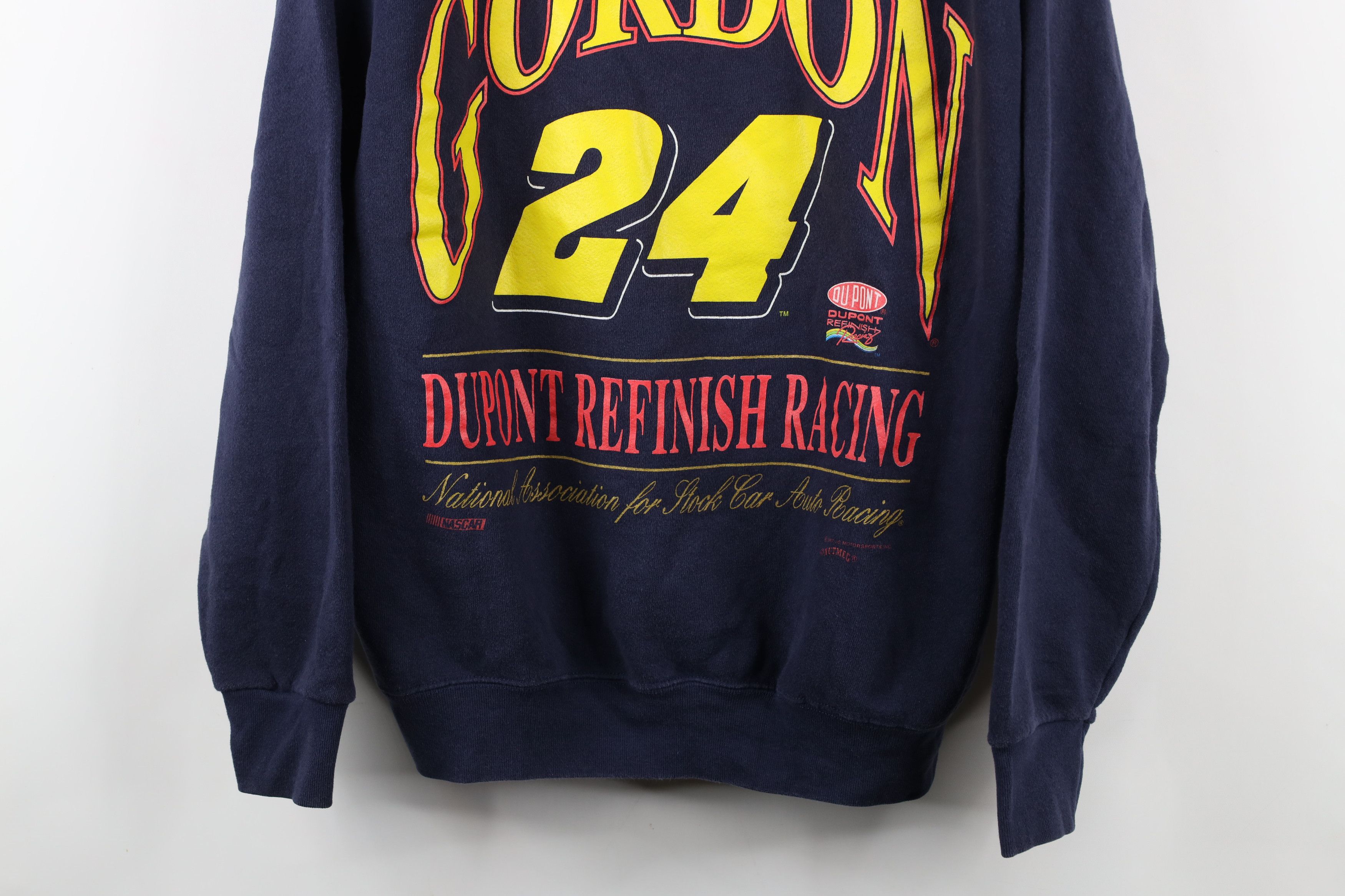 Vintage Vintage 90s Nascar Spell Jeff Gordon Racing Sweatshirt USA Size US L / EU 52-54 / 3 - 3 Thumbnail