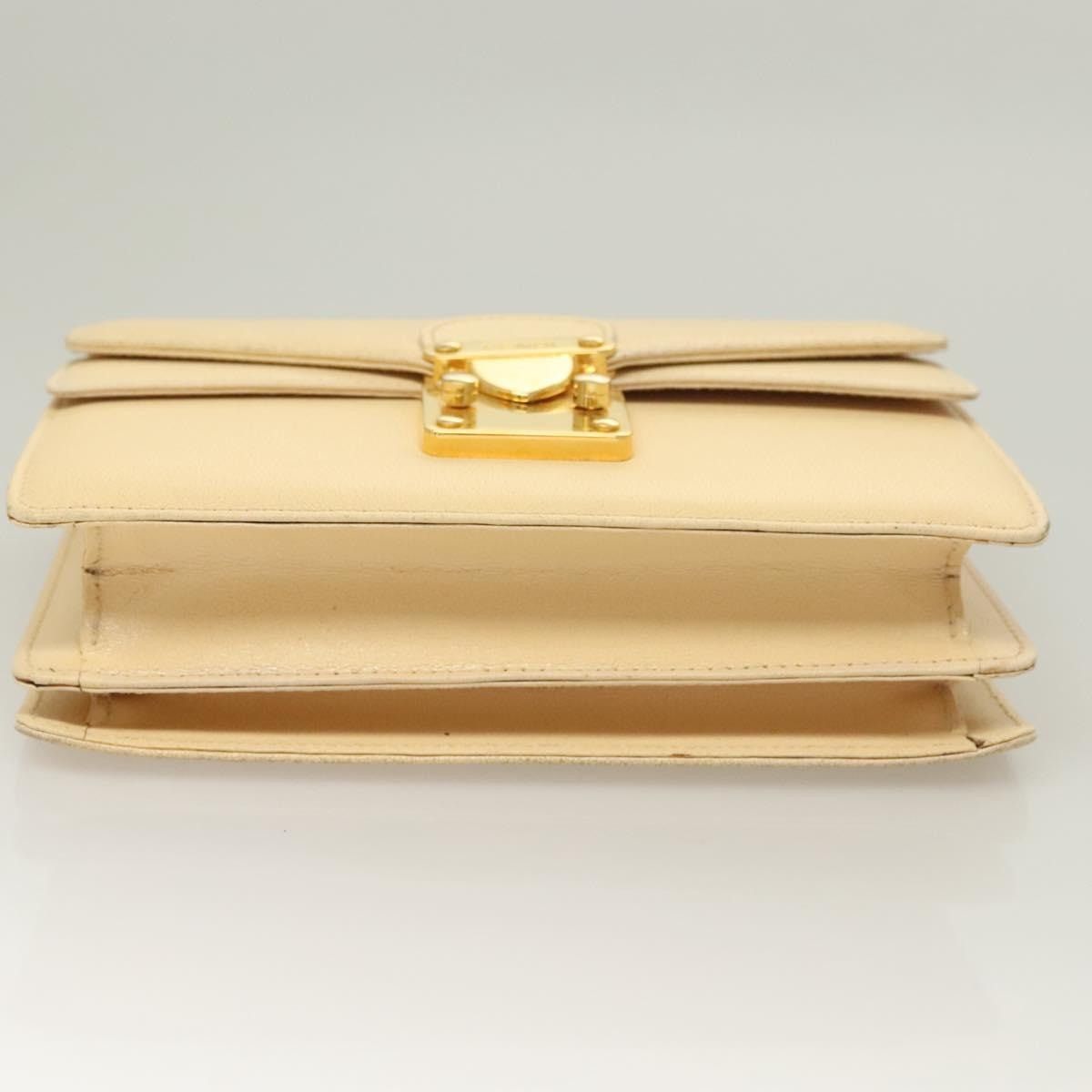 Fendi FENDI Zucca Canvas Hand Bag Canvas Leather Beige Gold Size ONE SIZE - 9 Thumbnail