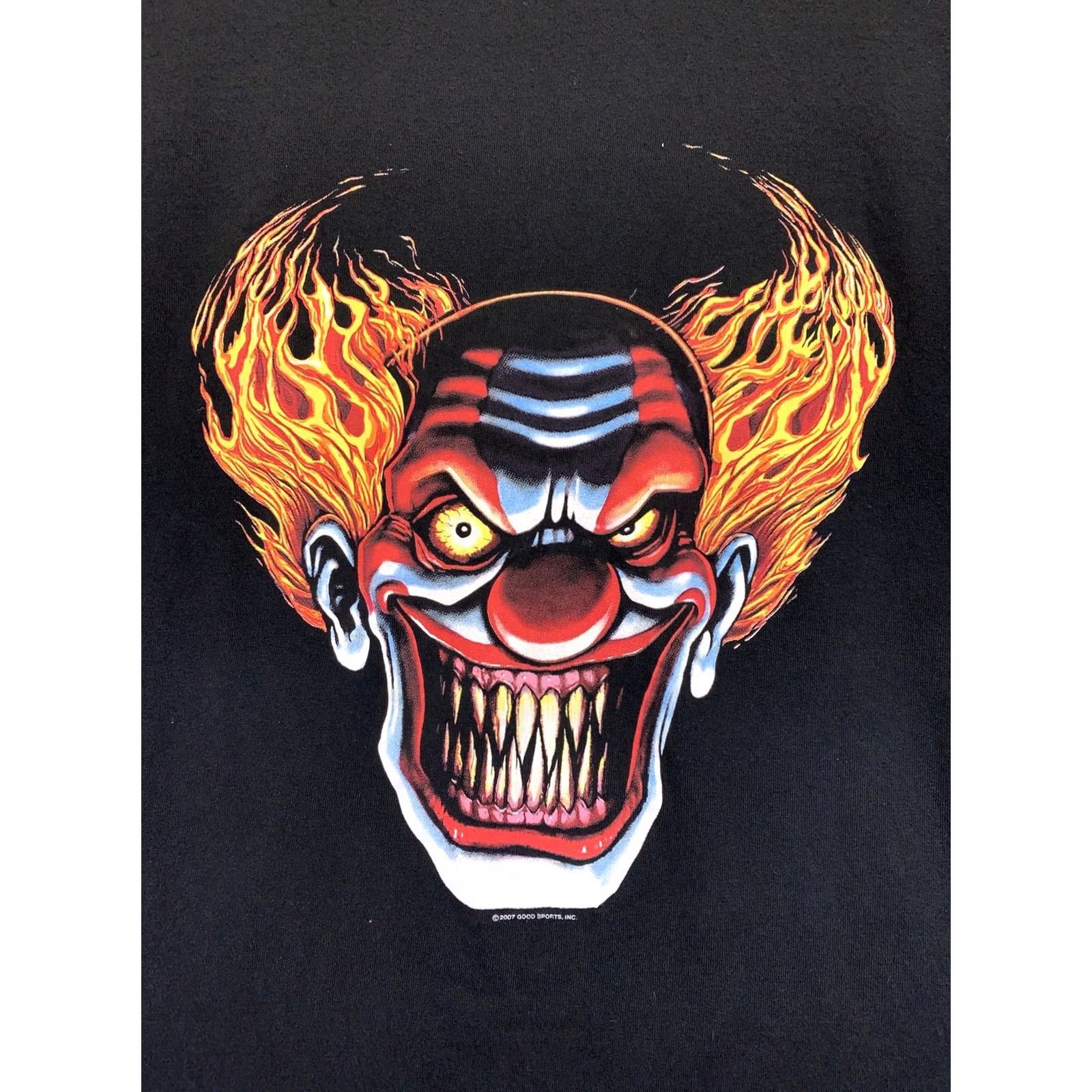 Vintage Alstyle Apparel & Activewear T-Shirt Mens XL Black Clown Graphic 2007 XL-7962 Size US XL / EU 56 / 4 - 2 Thumbnail