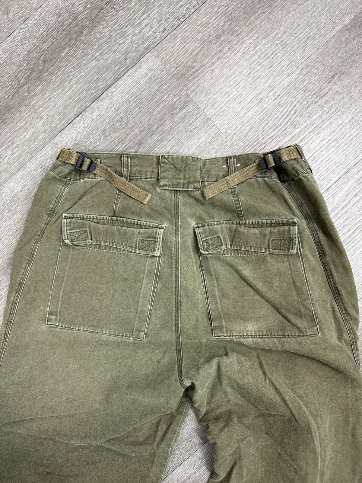 Old Navy Vintage Baggy Cargo Pants Olive Green Size US 32 / EU 48 - 3 Thumbnail