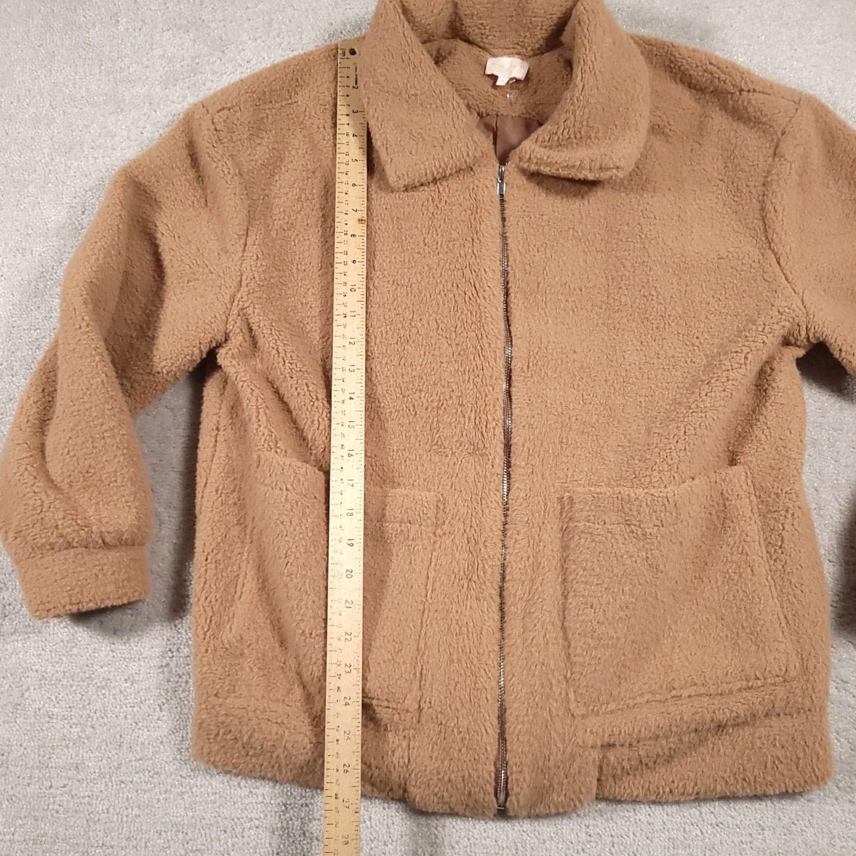 Vintage VINTAGE Entro Jacket Womens S Brown Sherpa Fleece Full Zip Pockets Cozy Size S / US 4 / IT 40 - 6 Thumbnail