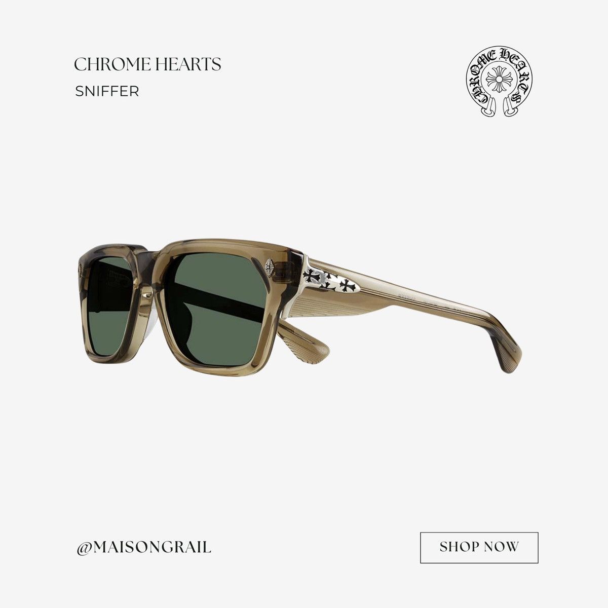 Chrome Hearts CHROME HEARTS SNIFFER SUNGLASSES Size ONE SIZE - 1 Thumbnail